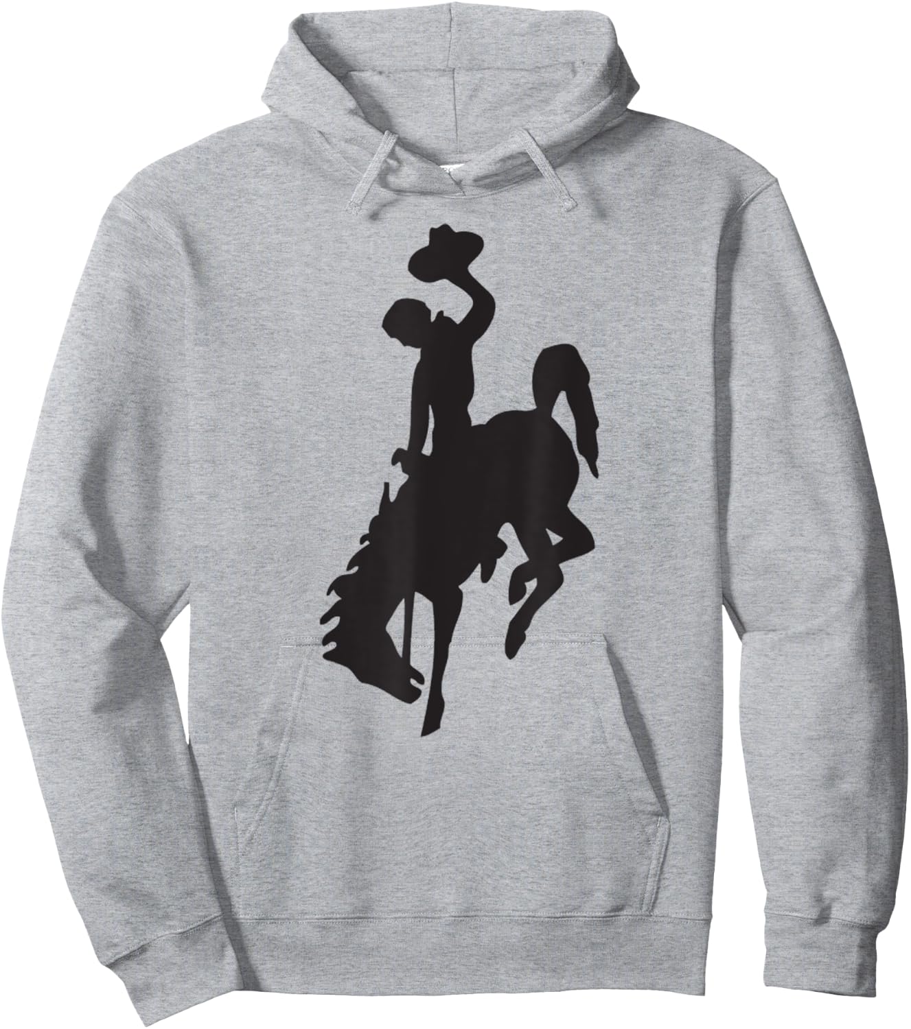 Bucking Bronco Cowboy Horse Gift Hoodie - Hoodie | Ash