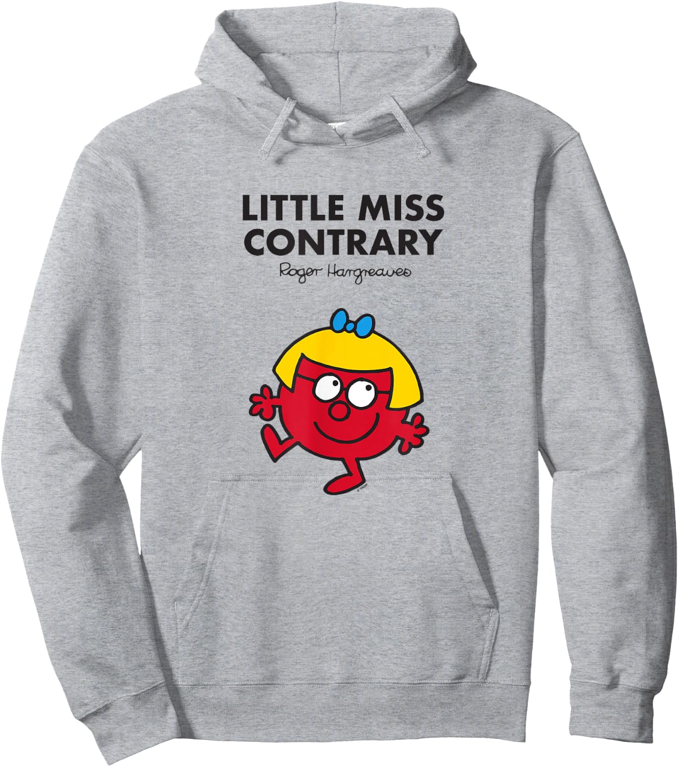 Mr. Men Little Miss Contrary Hoodie - Hoodie | Ash