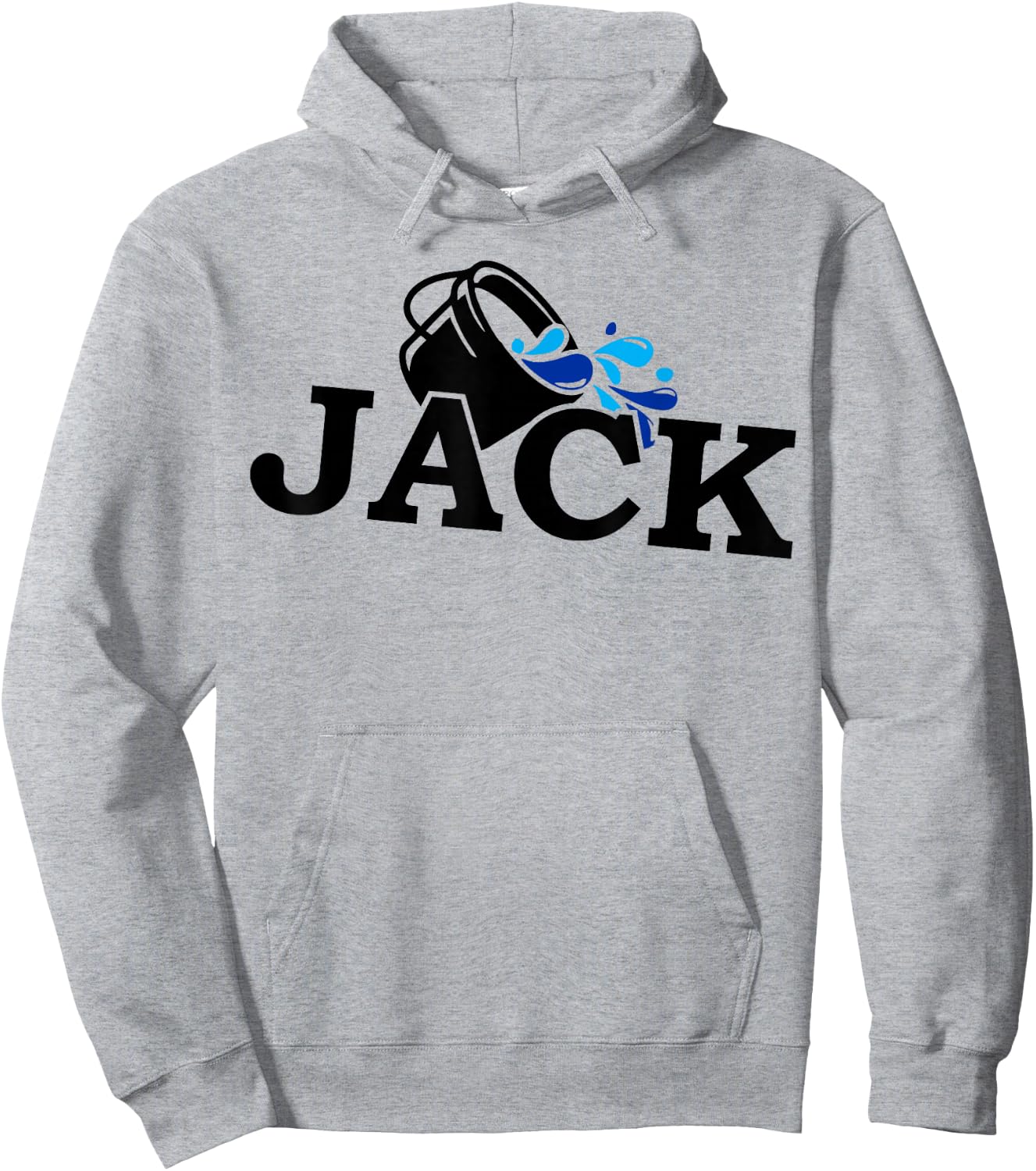 Jack Jill Matching Set Halloween and Costume for Couples Hoodie - Hoodie | Ash