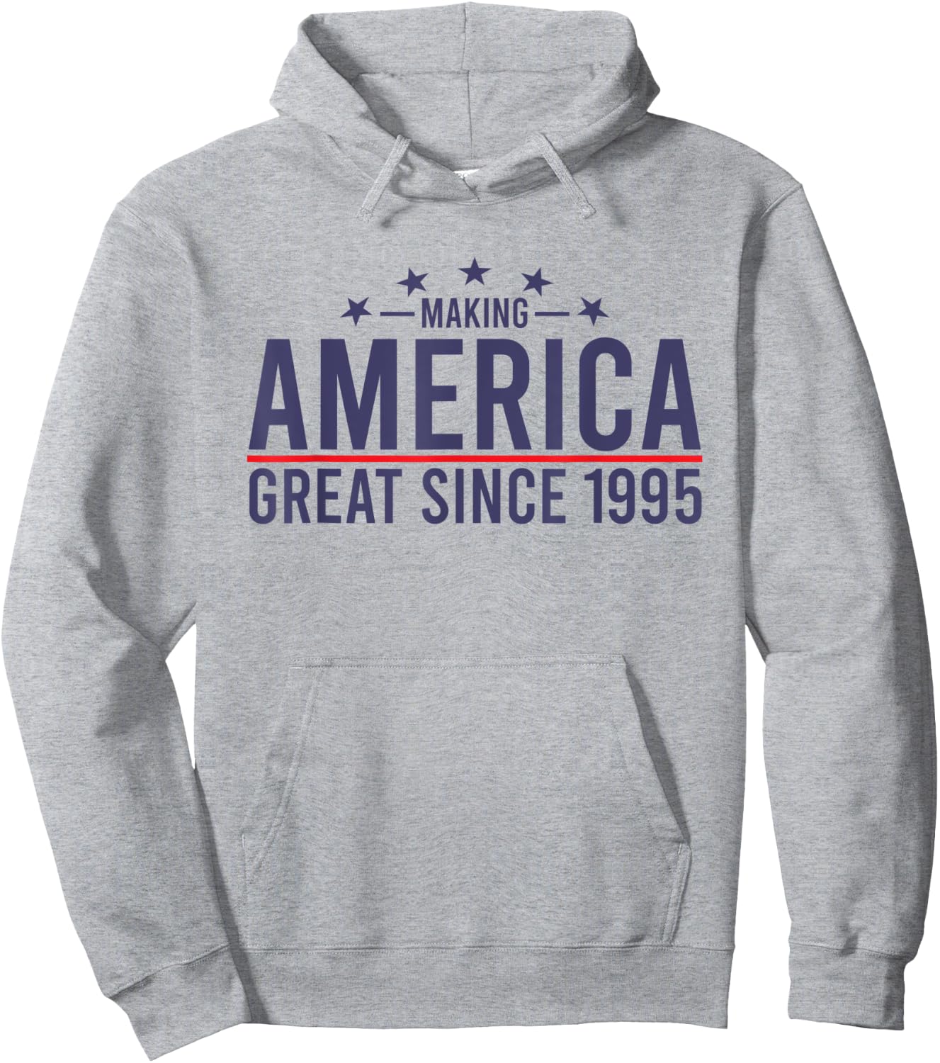 Funny Making America Great Since 1995 Design, 27th Birthday Hoodie - Hoodie | Ash
