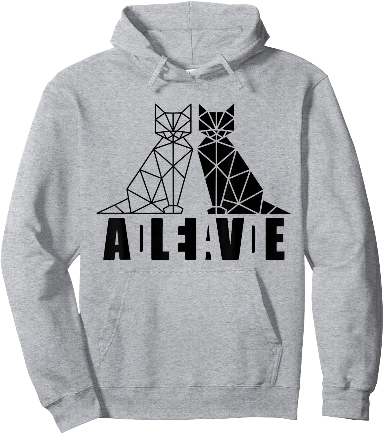 Schrödinger's Cat Science Dead & Alive Men Women Hoodie - Hoodie | Ash