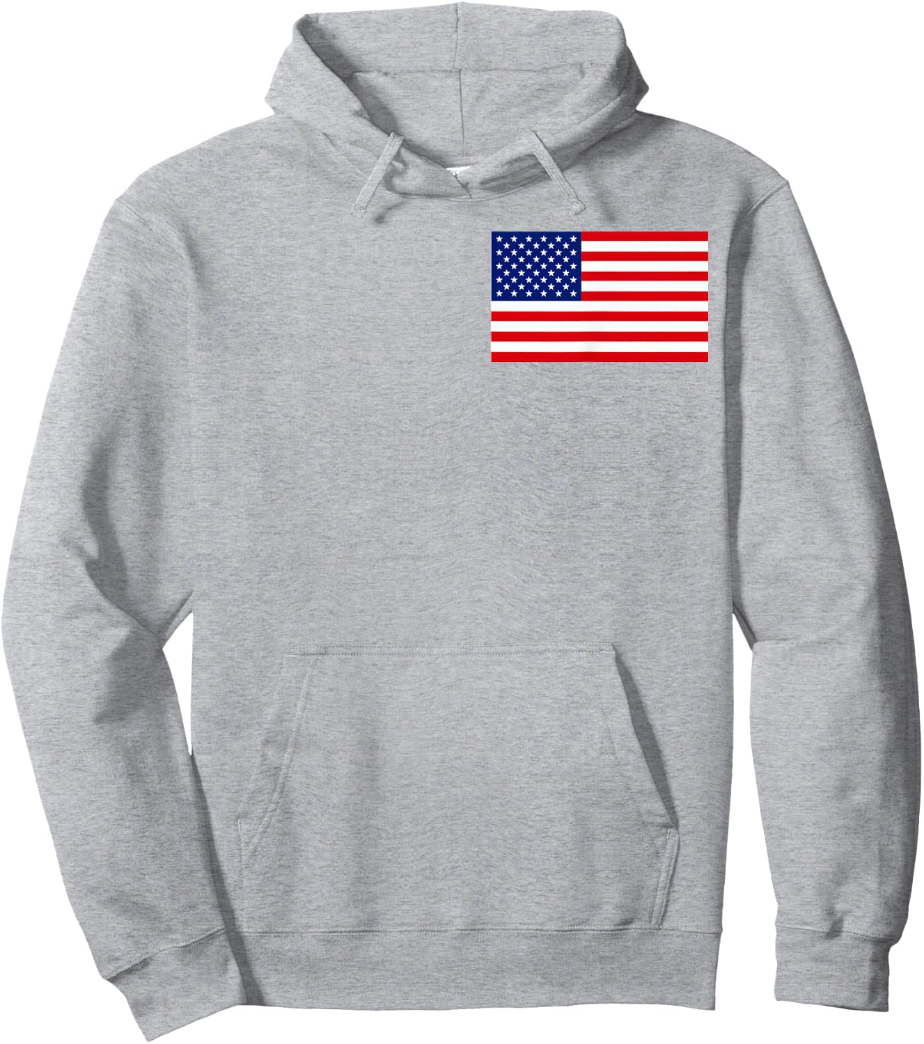 (2 Sides) 1776 2026 Patriotic USA Flag Eagle Freedom 250 Hoodie - Hoodie | Ash