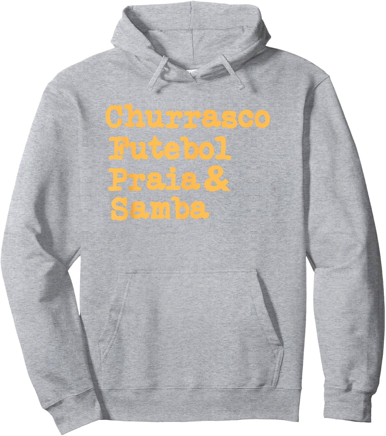 Brazilian BBQ Barbecue Brazil Brasil Churrasco Futebol Samba Hoodie - Hoodie | Ash
