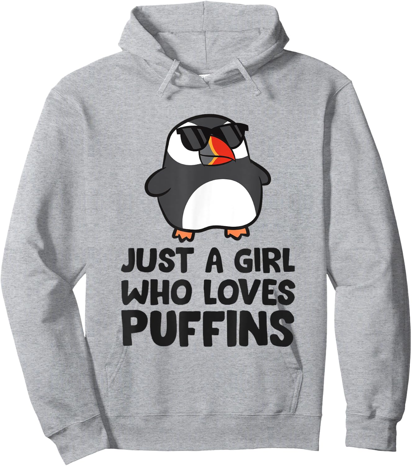 Just a Girl Who Loves Puffins Hoodie - Hoodie | Ash