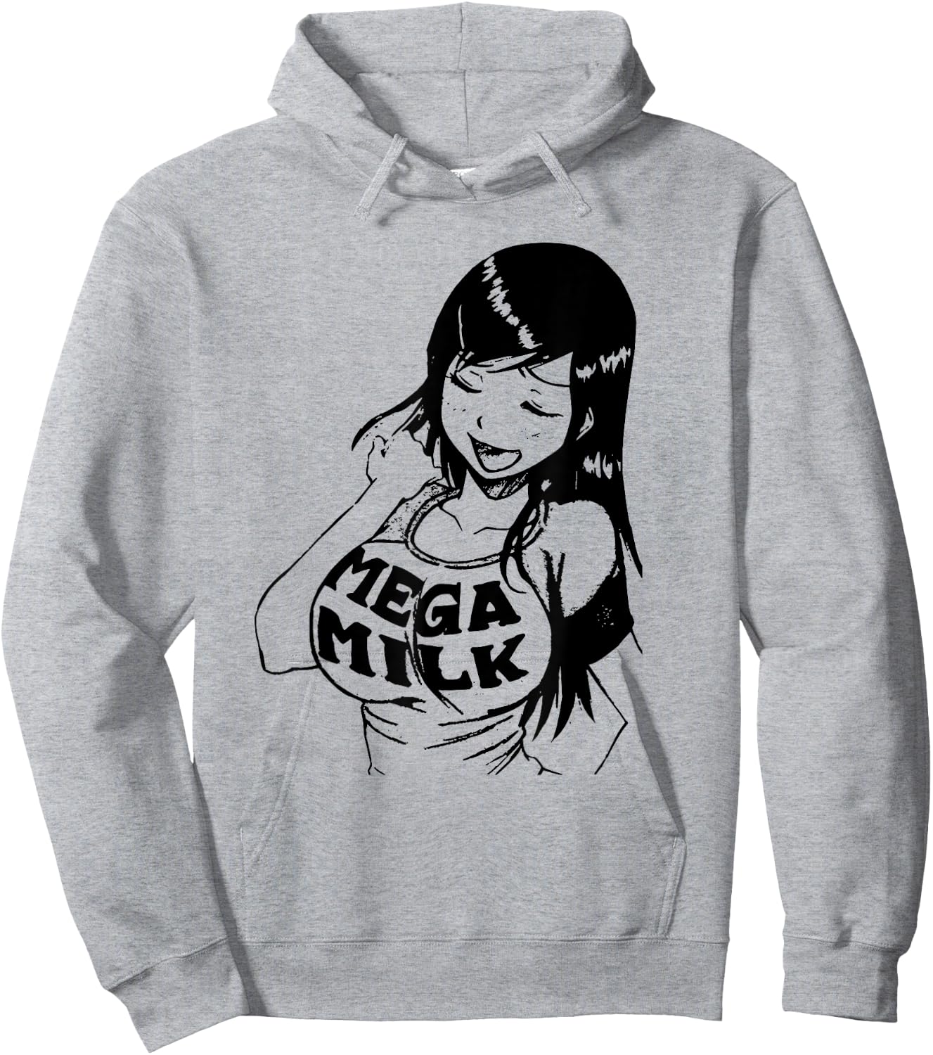 Mega Milk - Titty Monster Hoodie - Hoodie | Ash
