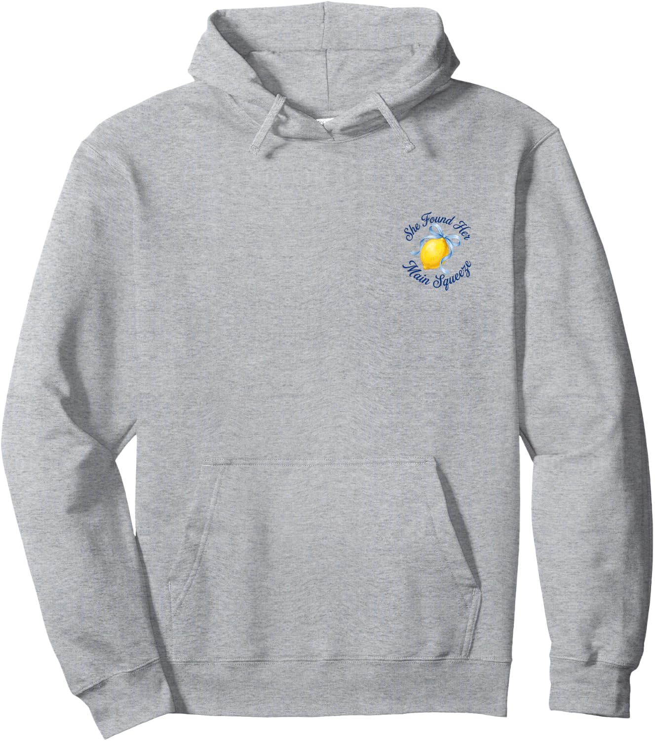 She Found Her Main Squeeze Lemon Bridal Shower Bride Hoodie - Hoodie | Ash