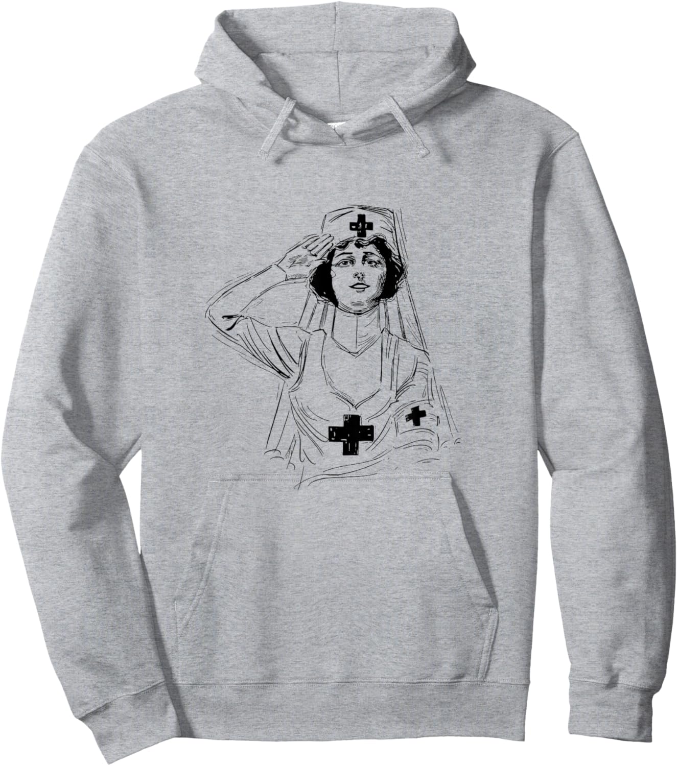 Registered nurse gift - Florence Nightingale nursing nurses Hoodie - Hoodie | Ash