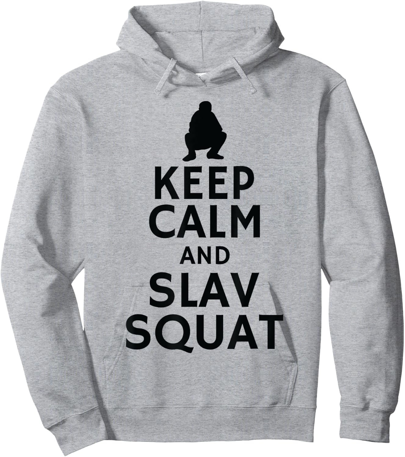 Russian Slav Squat Keep Calm And Slav Squat Hoodie - Hoodie | Ash