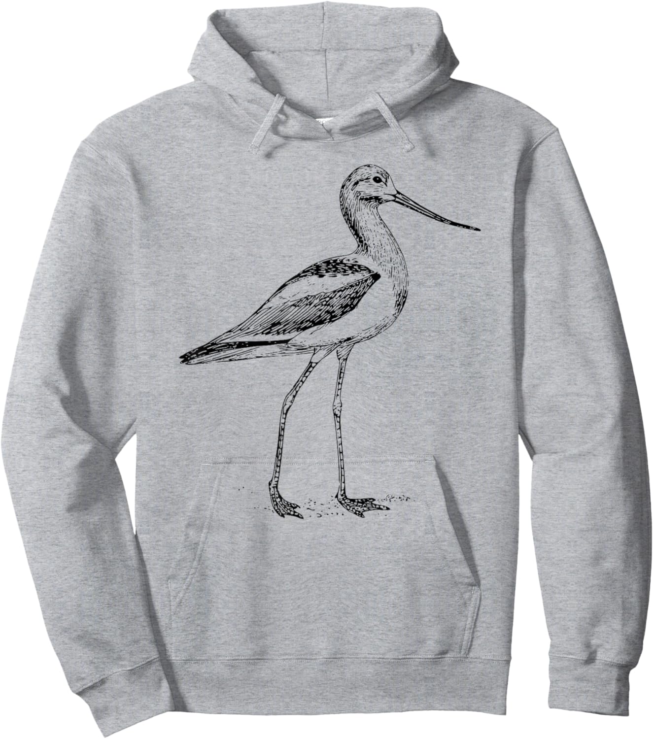 Avocet Bird Hoodie - Hoodie | Ash