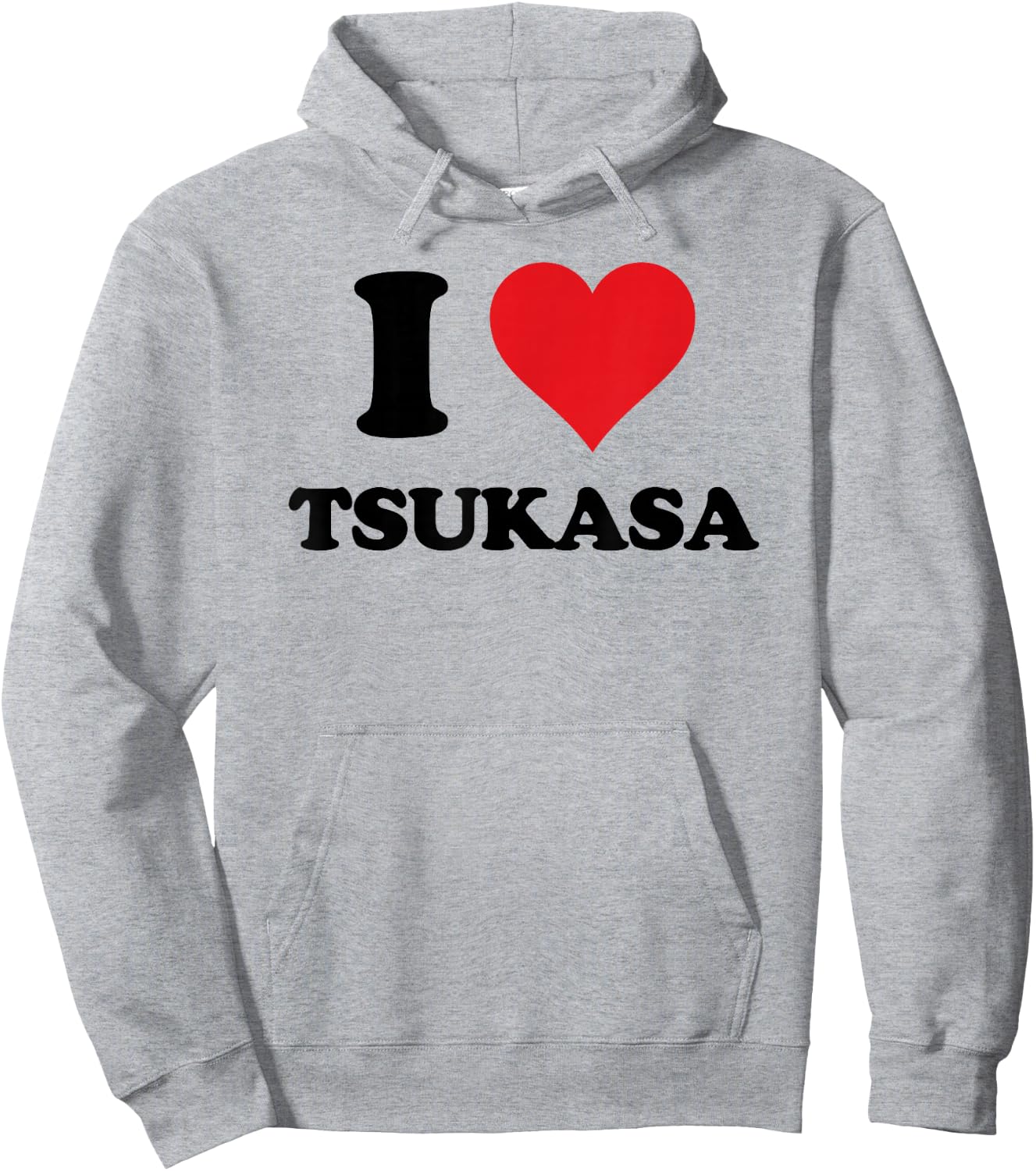 I Heart Tsukasa First Name I Love Personalized Stuff Hoodie - Hoodie | Ash
