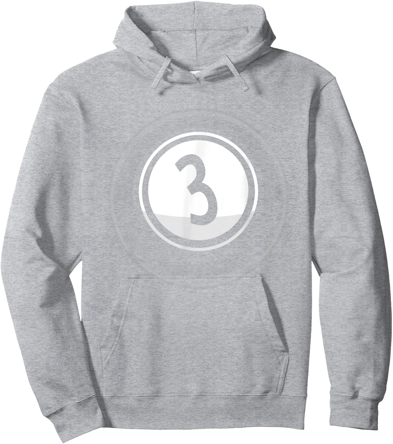 Matching Halloween Costume Set Billiard Balls 3 Ball Hoodie - Hoodie | Ash