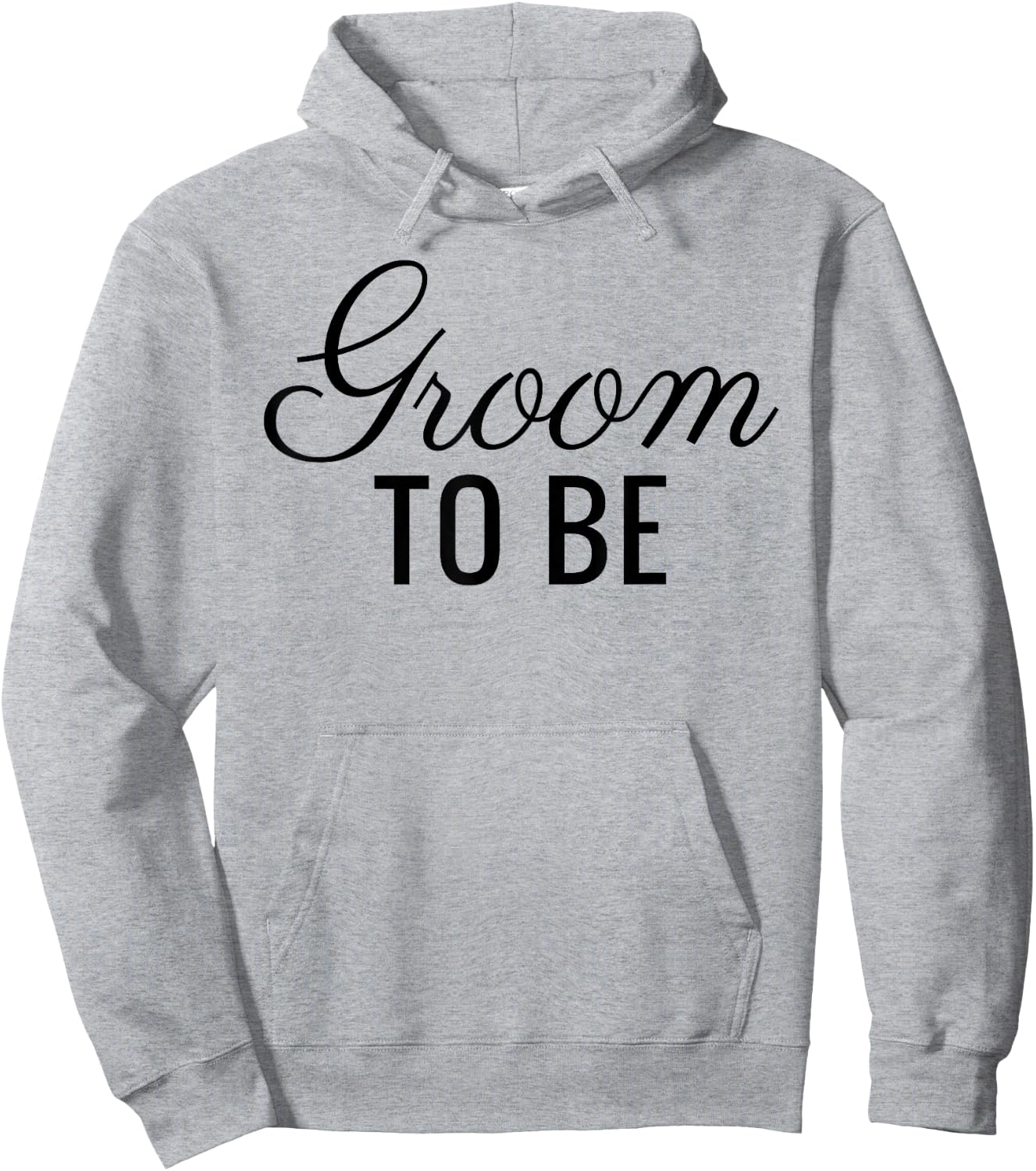 Groom To Be, Black Font, Wedding & Bridal Hoodie - Hoodie | Ash