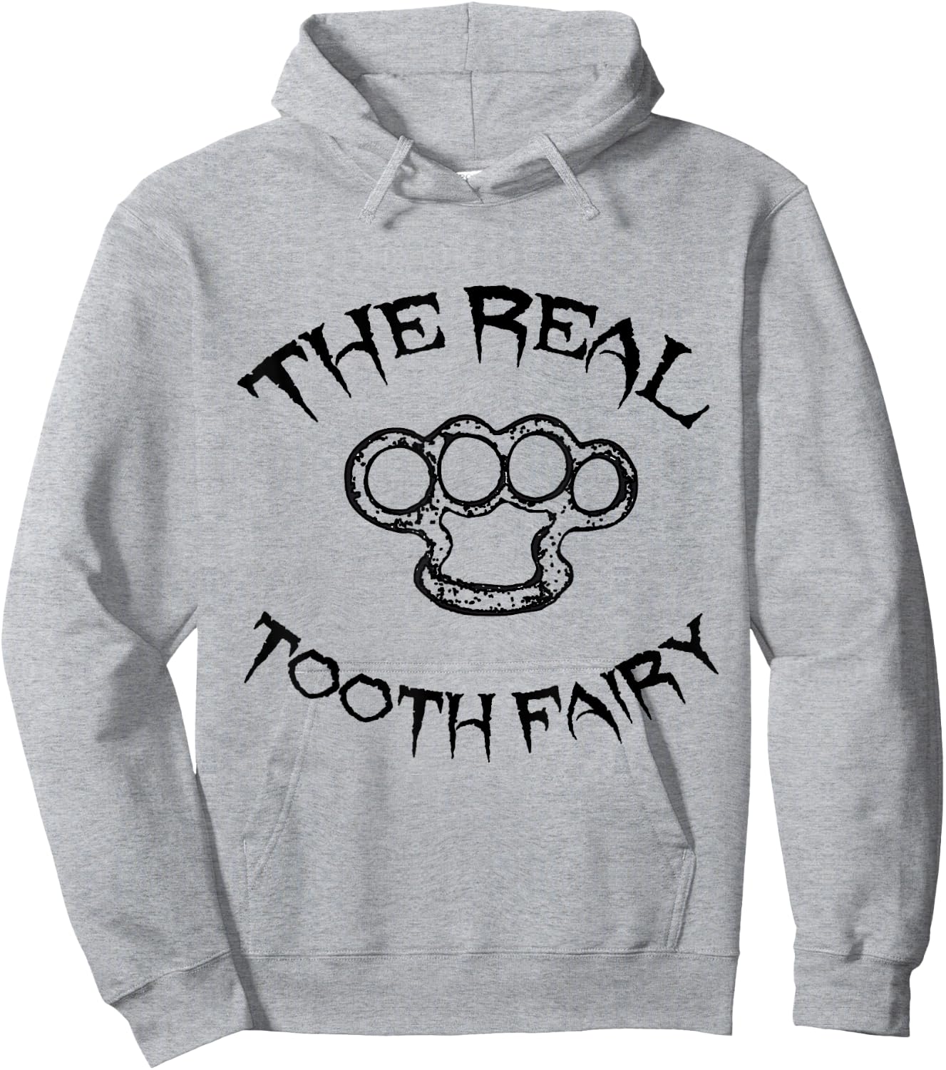 Funny Tooth Fairy Shirts And Gifts Cool Tooth Fairy Brass Knuckles Halloween Hoodie - Hoodie | Ash