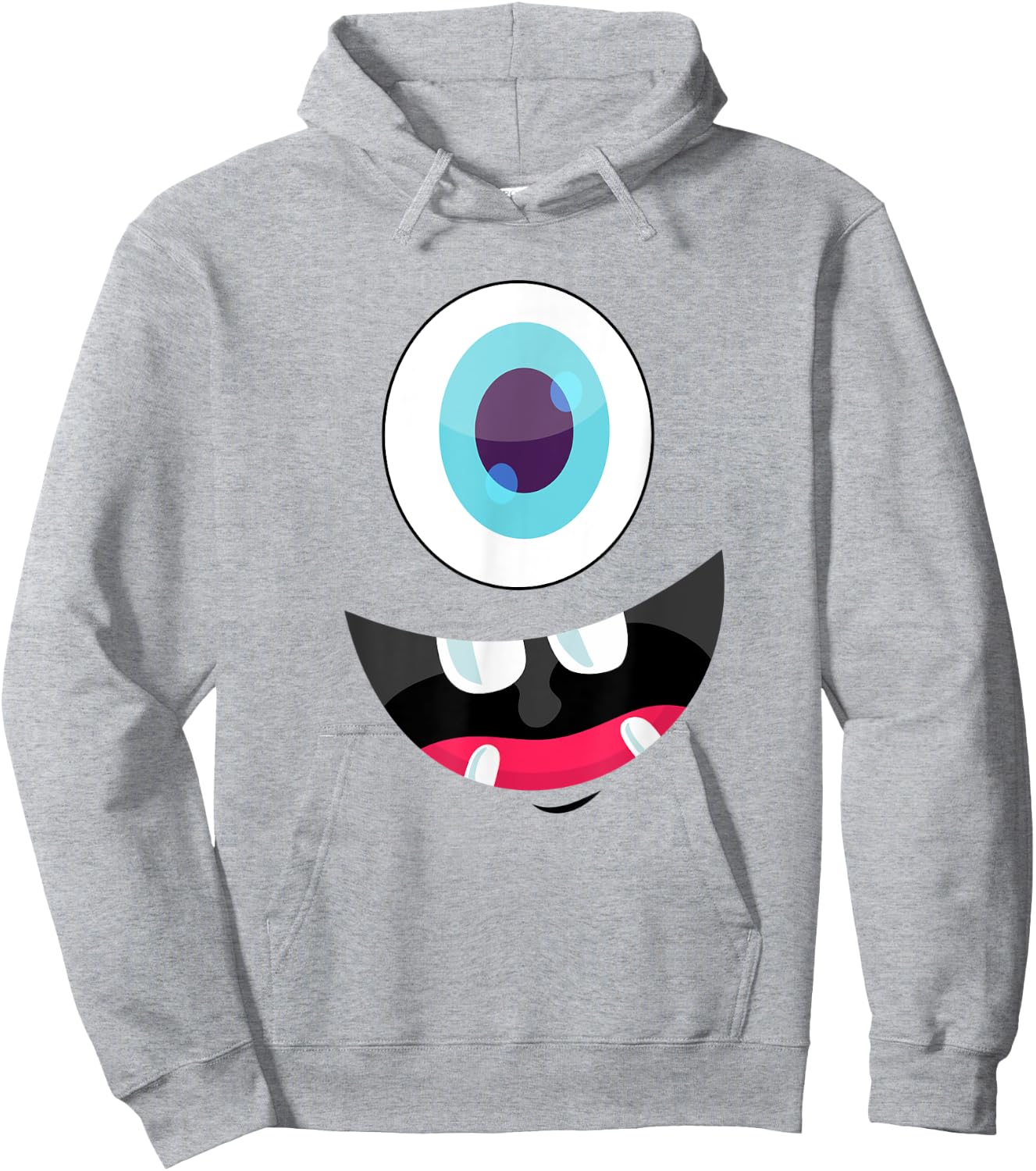 Halloween Shirt - Monster Face Halloween Costume Shirt Gift Hoodie - Hoodie | Ash