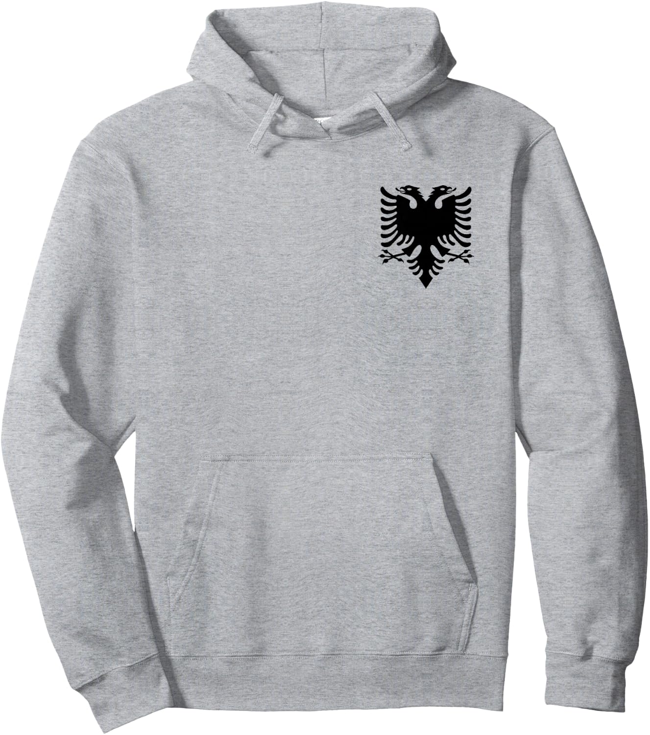 Albanian Flag Shqip Shqiponja Albanian Eagle Albania Hoodie - Hoodie | Ash