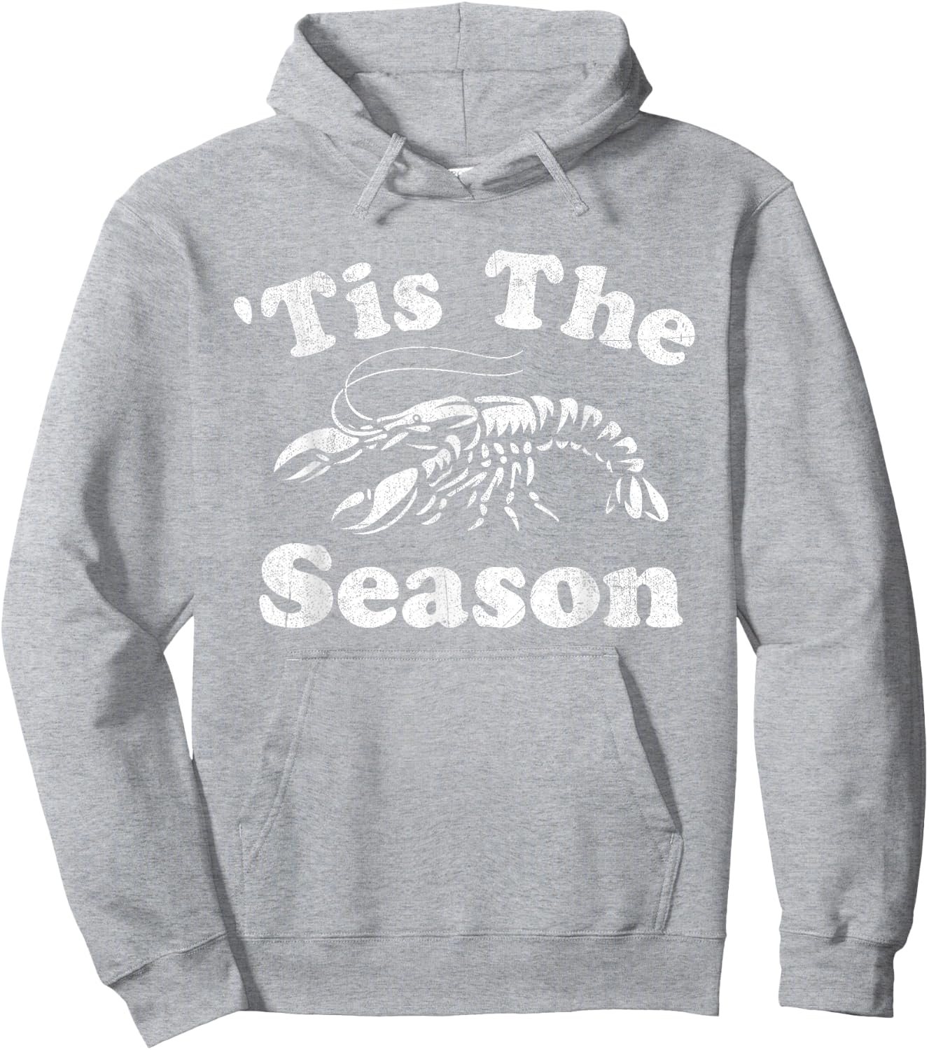 Tis The Season Funny Crawfish Boil Mardi Gras Cajun Party Hoodie - Hoodie | Ash