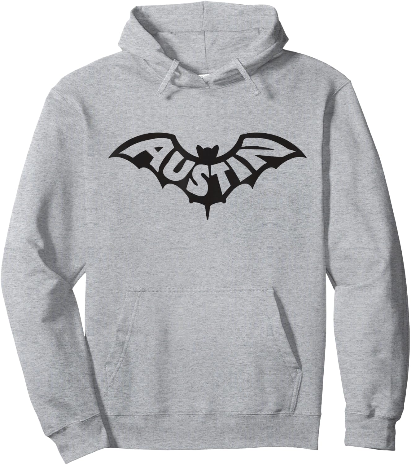 Austin Texas Bat Congress Street Bridge Bats Hoodie - Hoodie | Ash