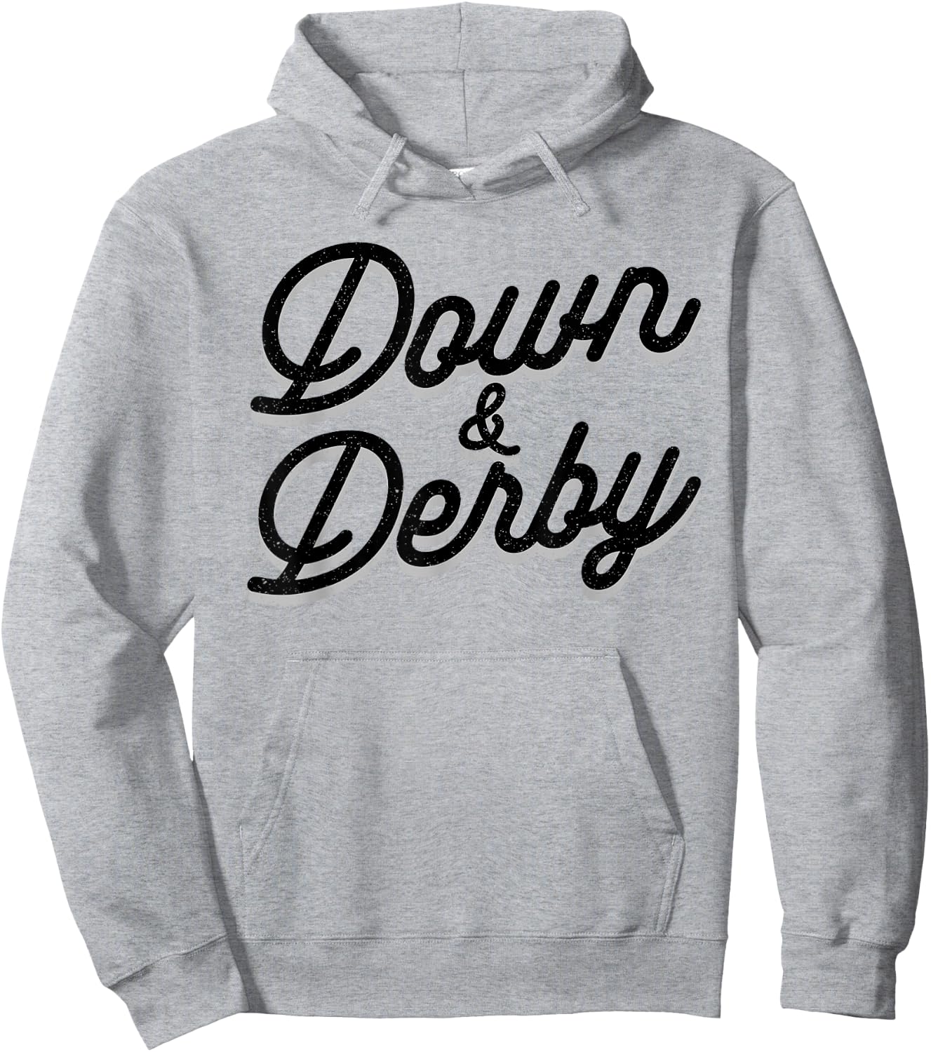 Funny Horse Racing Vintage Down And Derby KY Derby Horse Hoodie - Hoodie | Ash