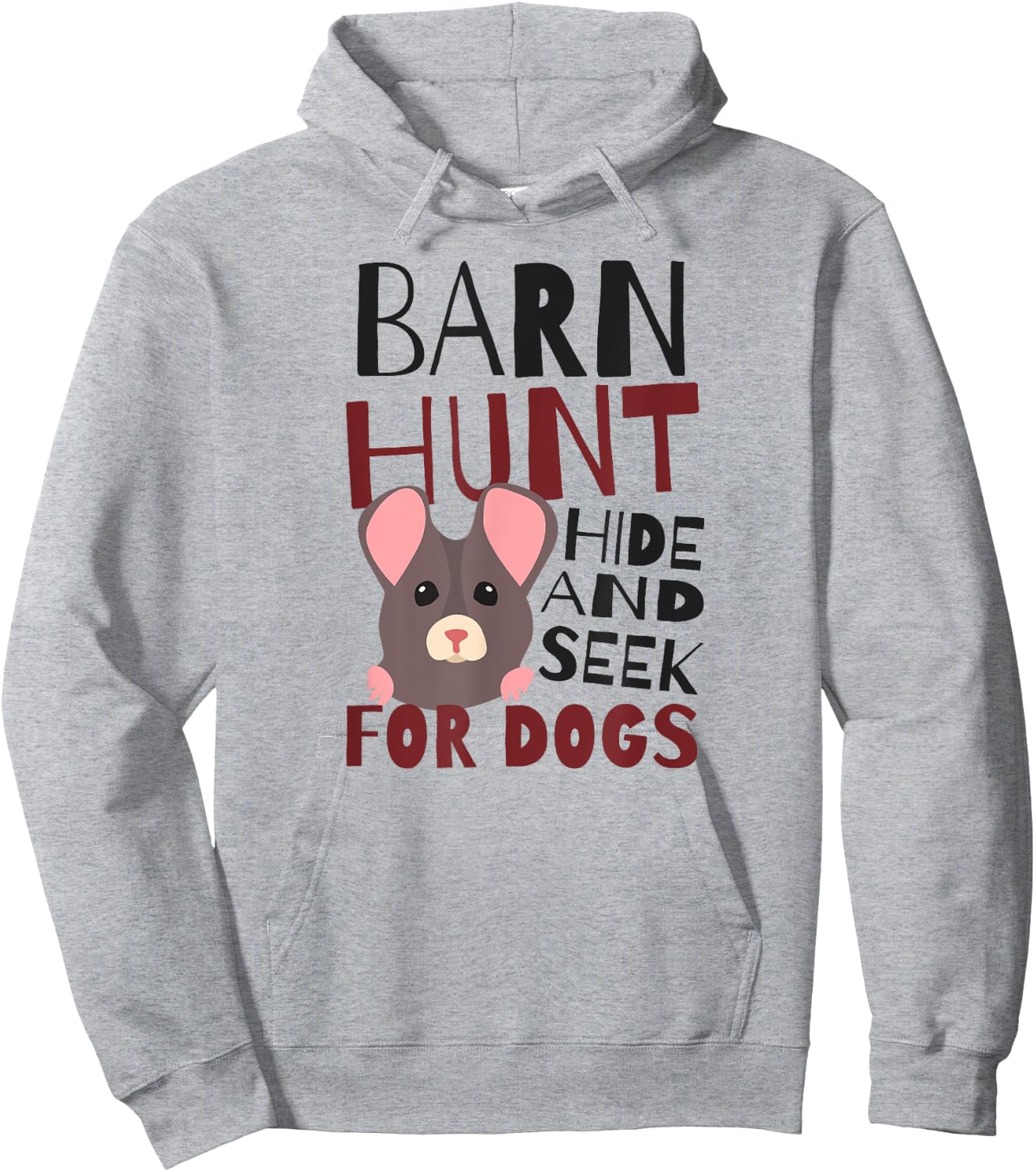Barn Hunt Hide And Seek Design Barn Hunt Hoodie - Hoodie | Ash