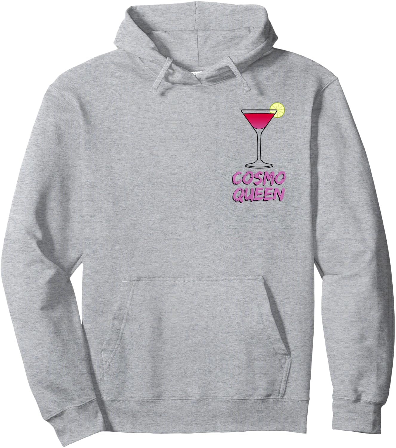 Cosmo Queen - Cosmopolitan Lover - I Love Cosmo Pink Funny Hoodie - Hoodie | Ash