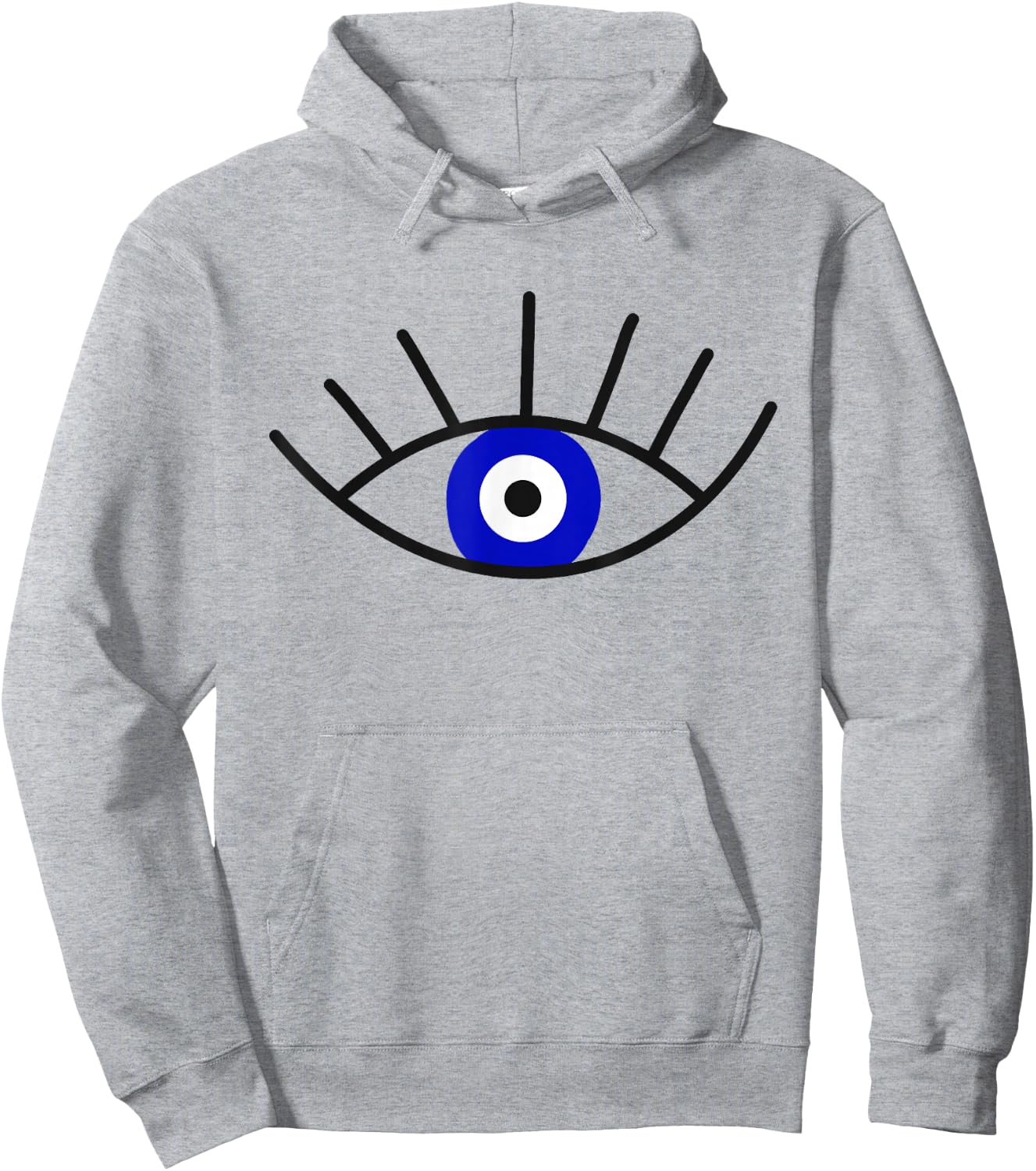 Evil Eye Curse Protection Seeing Eye Evil Eye Hoodie - Hoodie | Ash