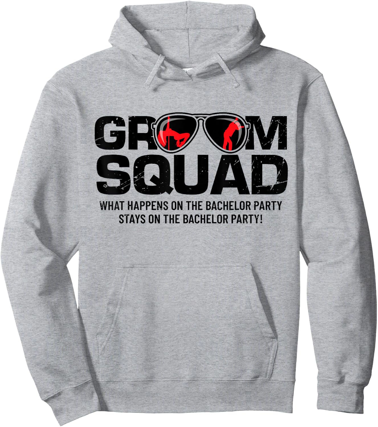 Groom Squad T Shirt | Bucks Groom Groomsmen | Bachelor Party Hoodie - Hoodie | Ash