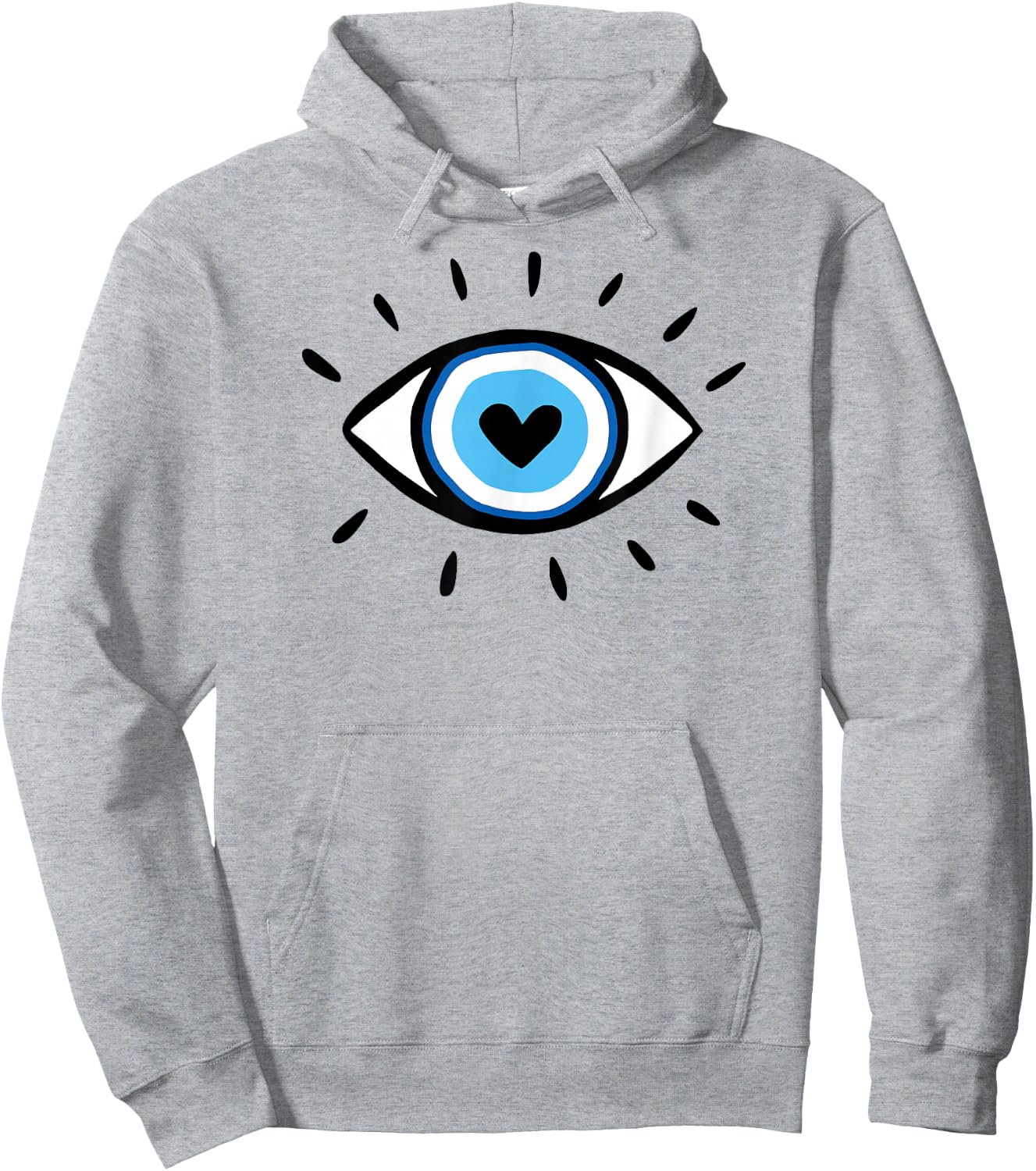 Evil Eye Spiritual Aesthetic Esoteric Mystical Themed Hoodie - Hoodie | Ash
