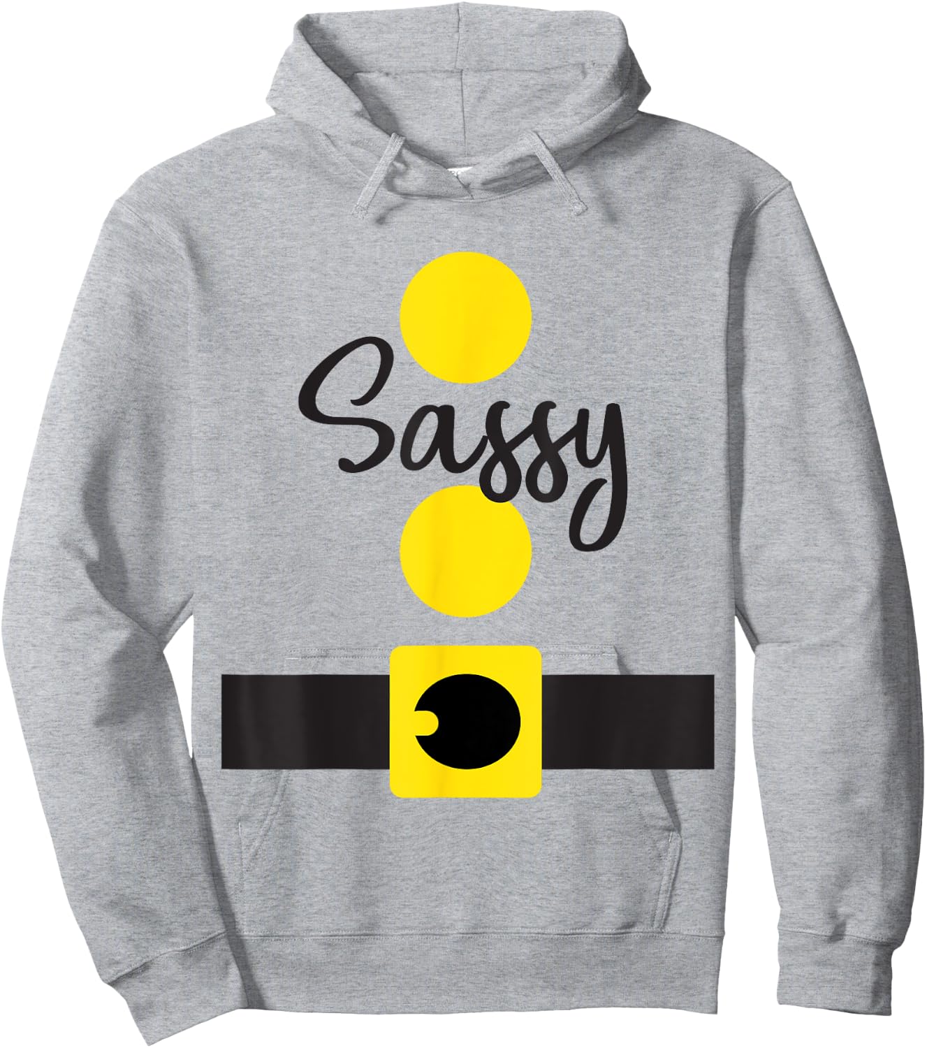 Sassy Dwarf Halloween Costume Shirt, Matching Dwarves Set Hoodie - Hoodie | Ash