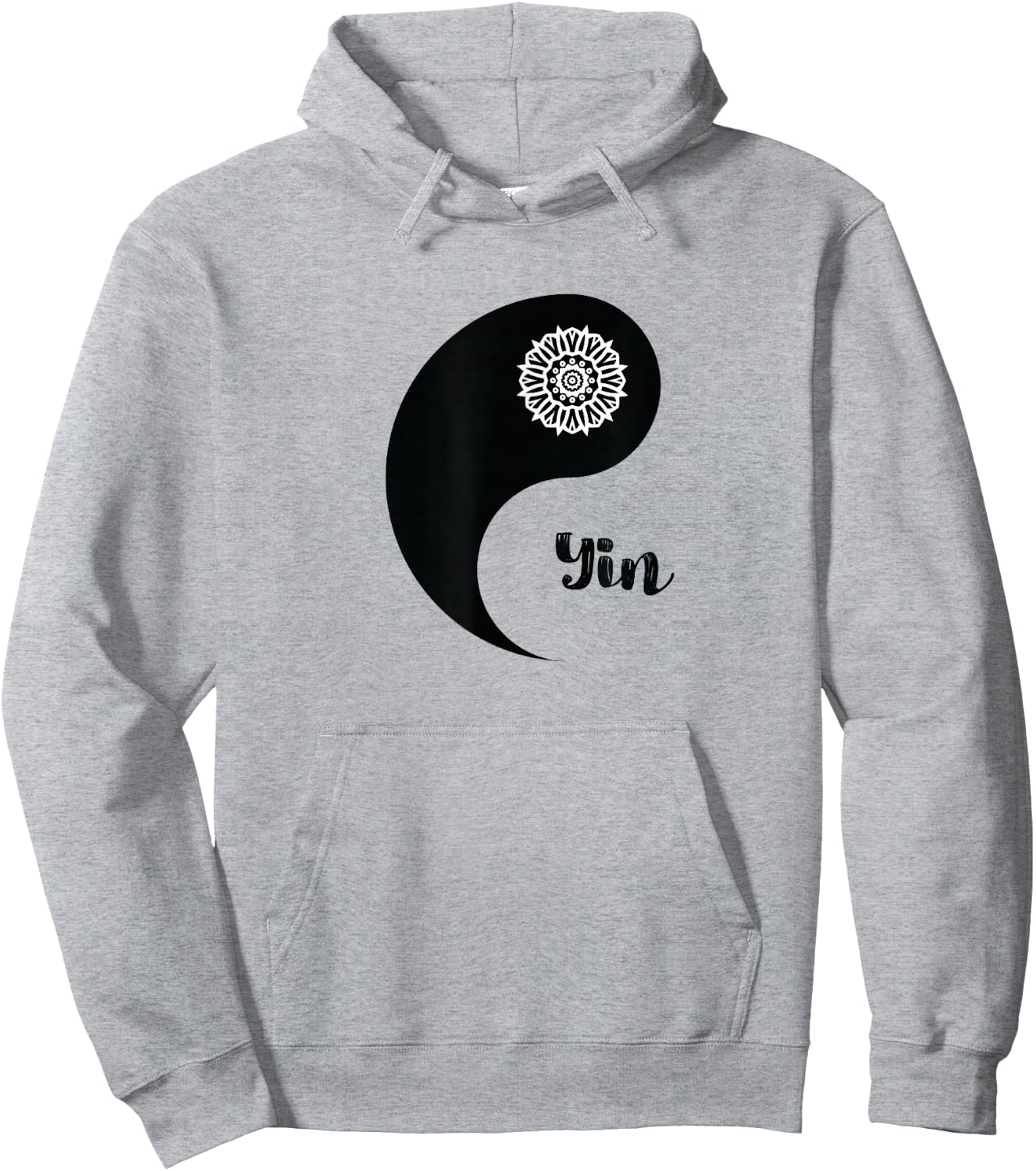 Valentines Day Couple Matching Shirt Men Women Yin & Yang Hoodie - Hoodie | Ash