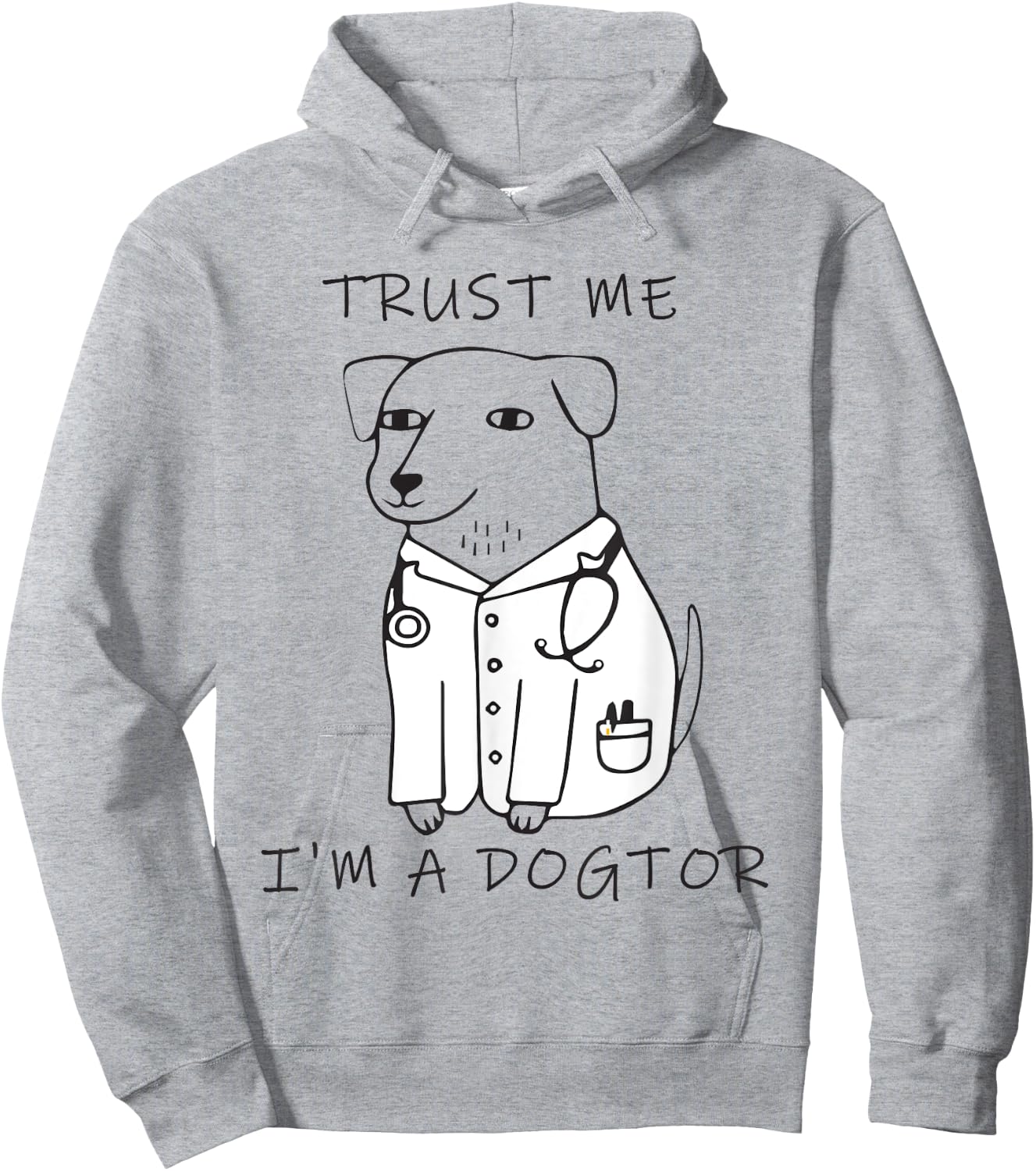 Trust me I am a Dogtor Hoodie - Hoodie | Ash