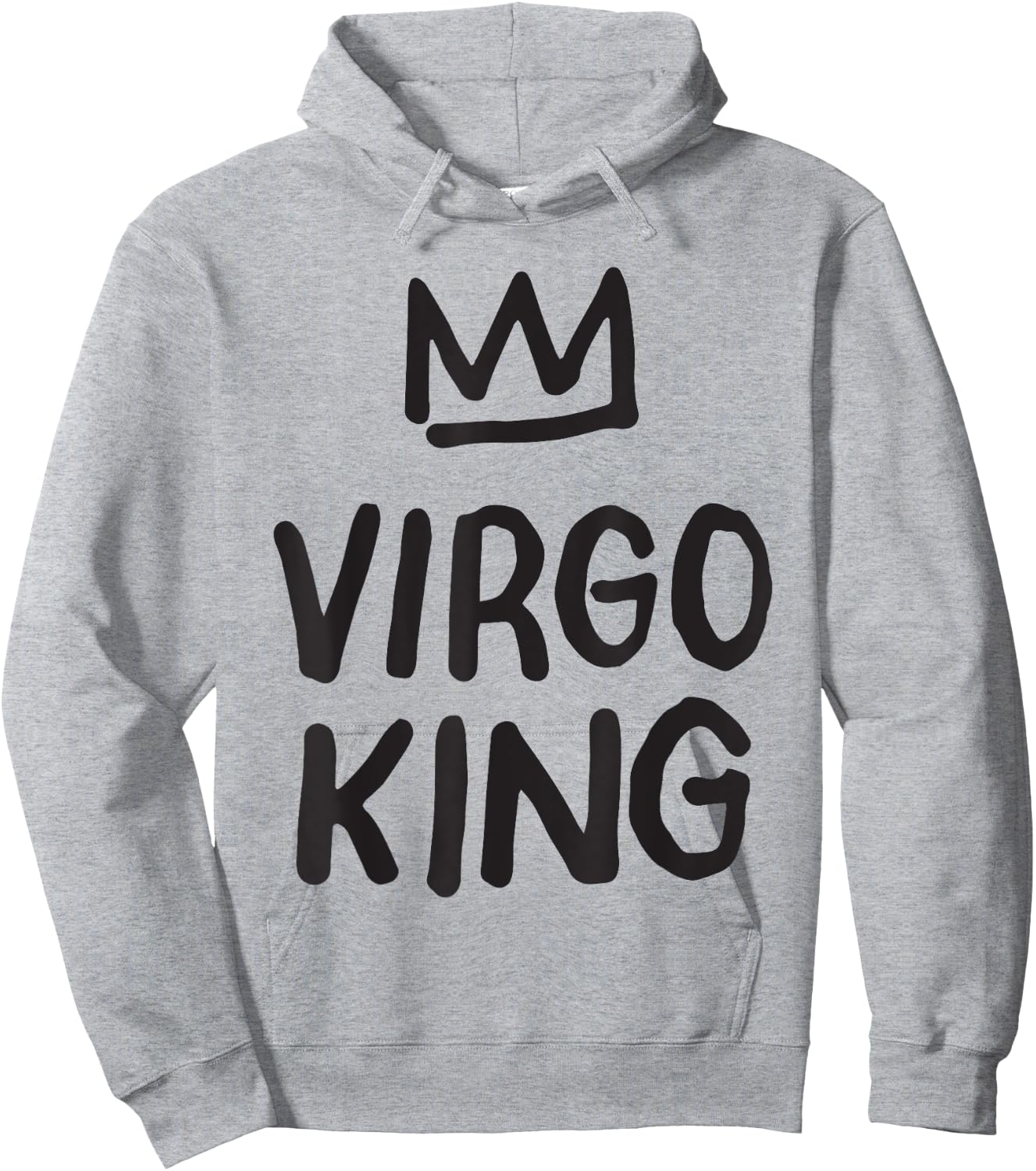 Virgo Birthday Gifts - King Virgo Zodiac Hoodie - Hoodie | Ash