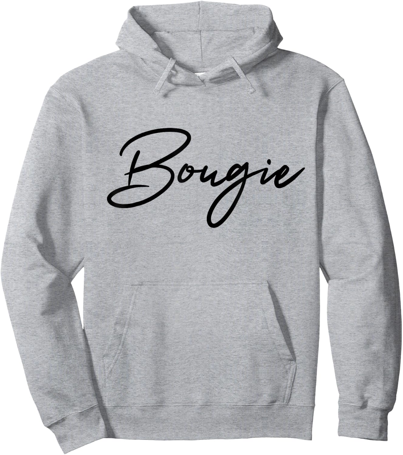 Bougie Script Glam Queen Arty Style Cute & Funny Bougie Hoodie - Hoodie | Ash