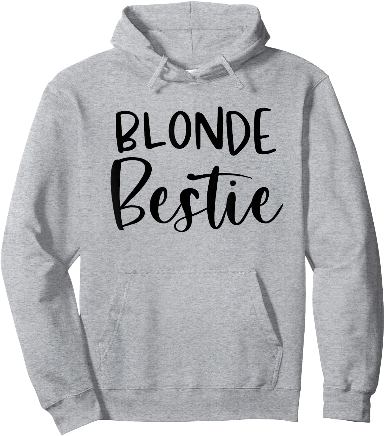 Every Blonde Needs A Brunette Bestie BFF Friends Gift Hoodie - Hoodie | Ash