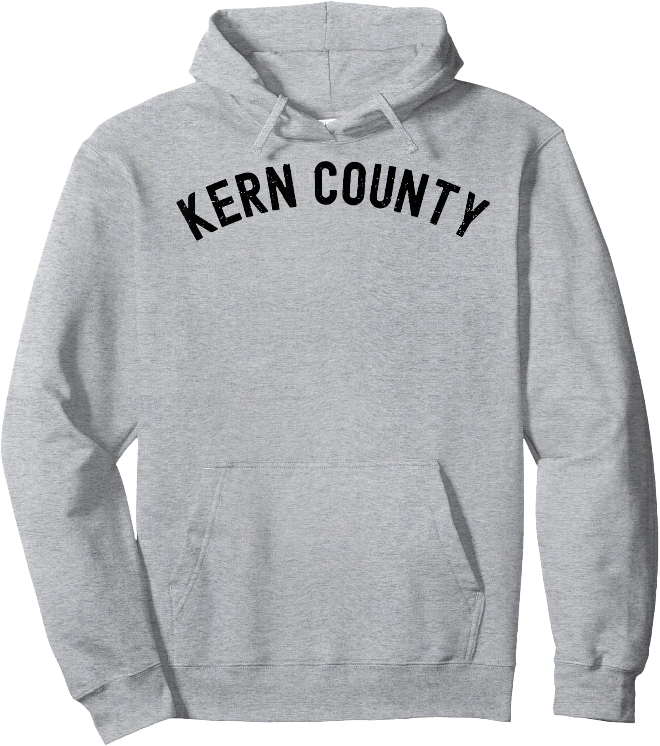 Kern County California Flag Vintage Forest River Camp Retro Hoodie - Hoodie | Ash