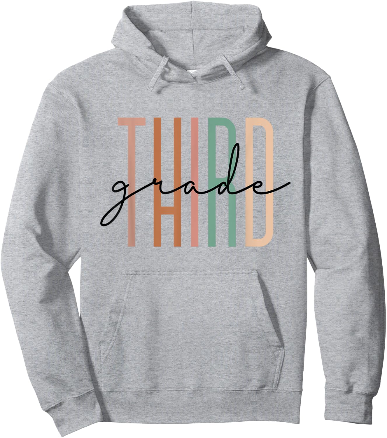 Third Grade Girls Boys Teacher Team 3rd Grade Squad Hoodie - Hoodie | Ash