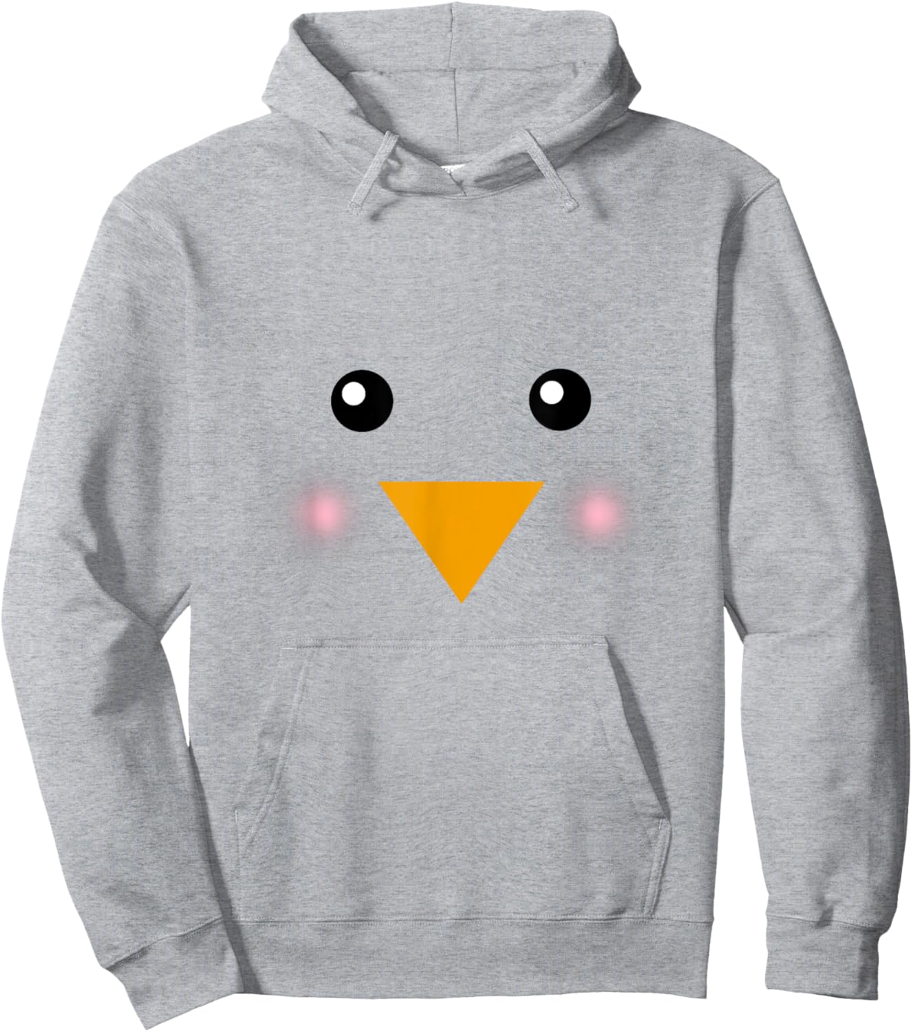 Easter Chick Face Costume For Kids and Toddlers Hoodie - Hoodie | Ash