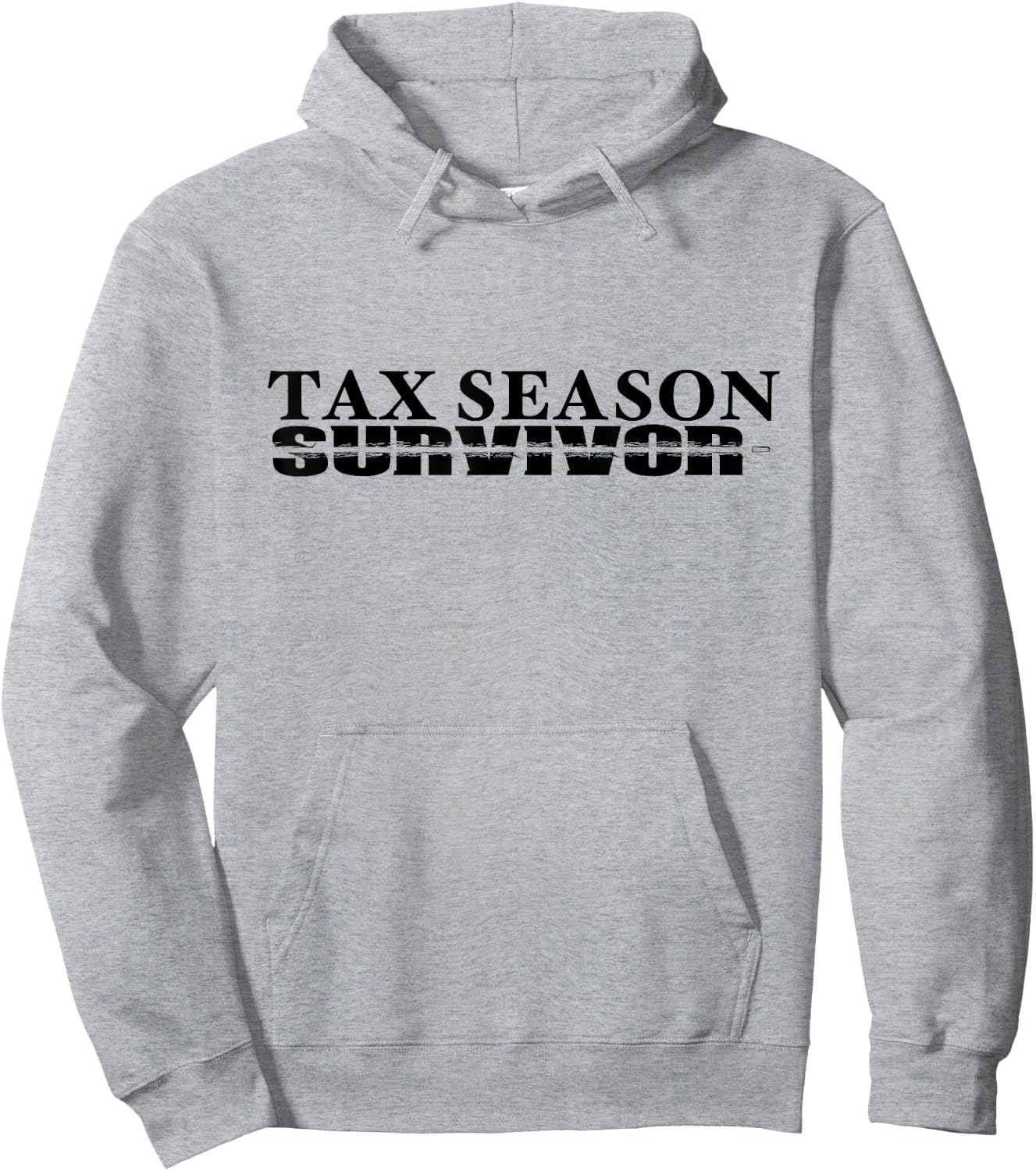 Funny Tax Season Survivor t shirt gift CPA Accountant Hoodie - Hoodie | Ash