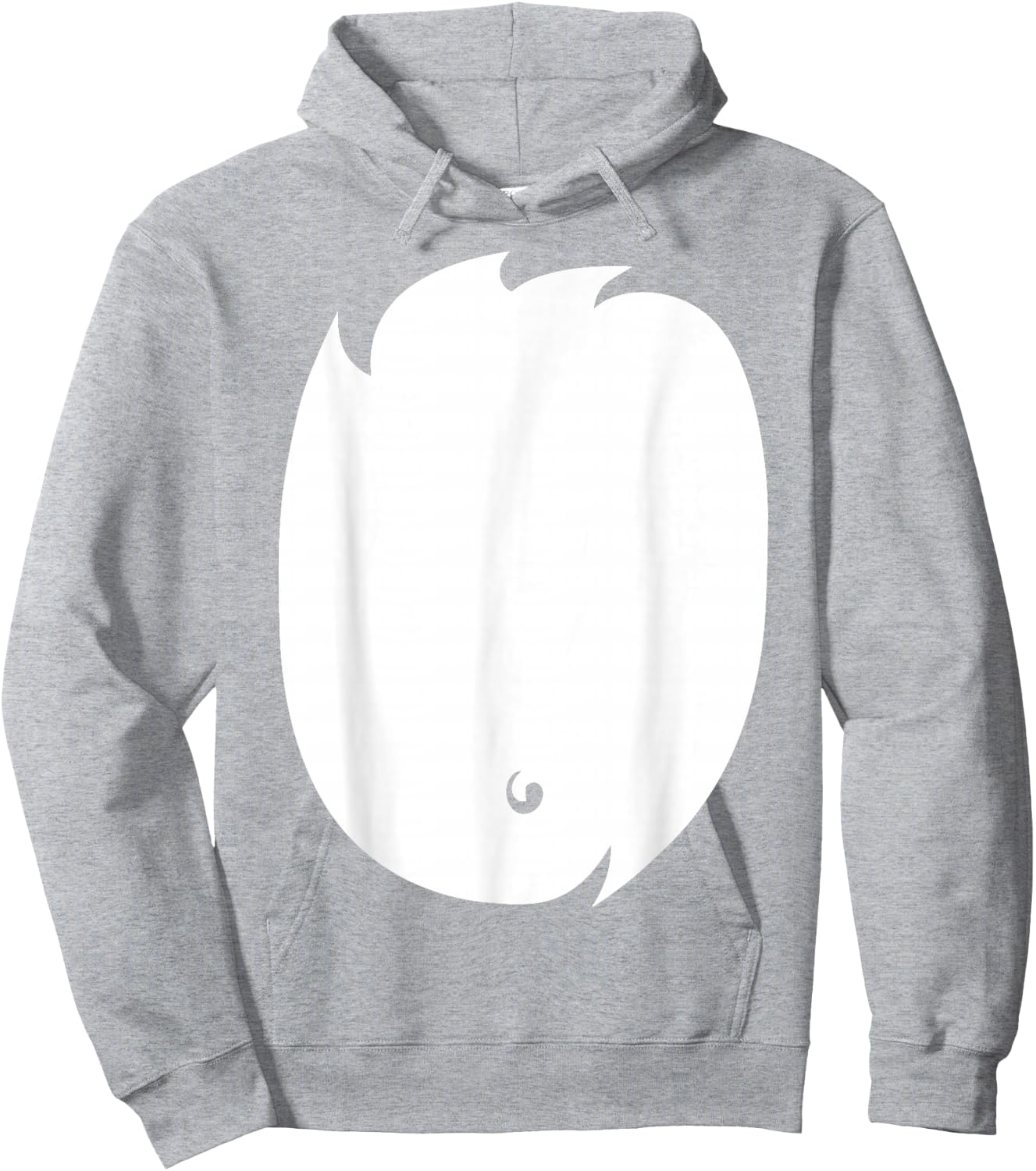 DIY Fancy Dress Fox Belly Costume Boys Girls Fox Hoodie - Hoodie | Ash