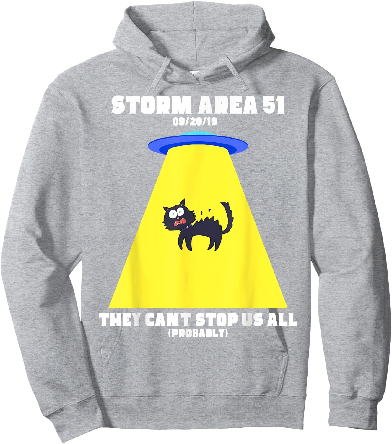 Storm Area 51 They Can't Stop Us All Hoodie - Hoodie | Ash