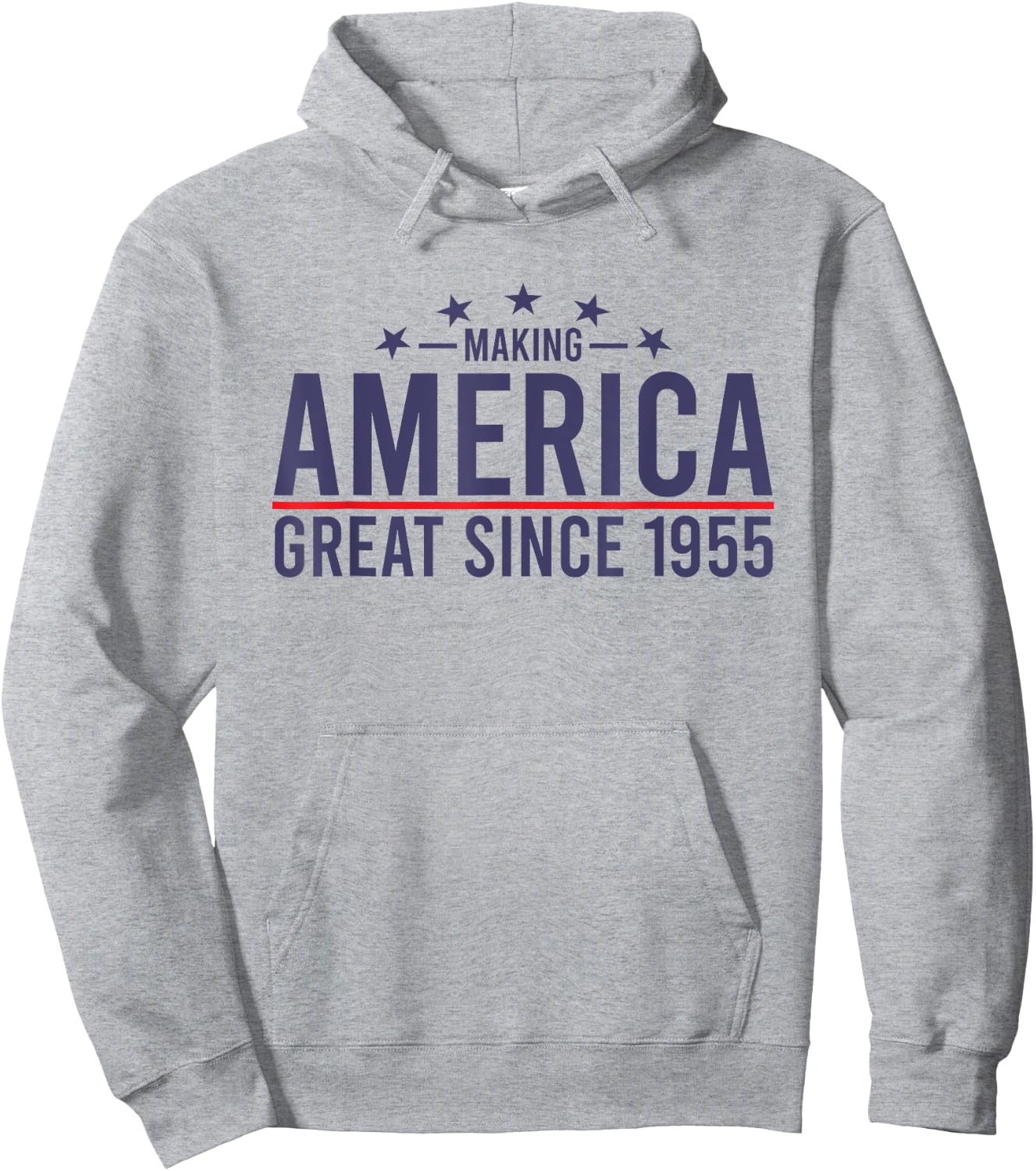 Funny Making America Great Since 1955 Design, 67th Birthday Hoodie - Hoodie | Ash