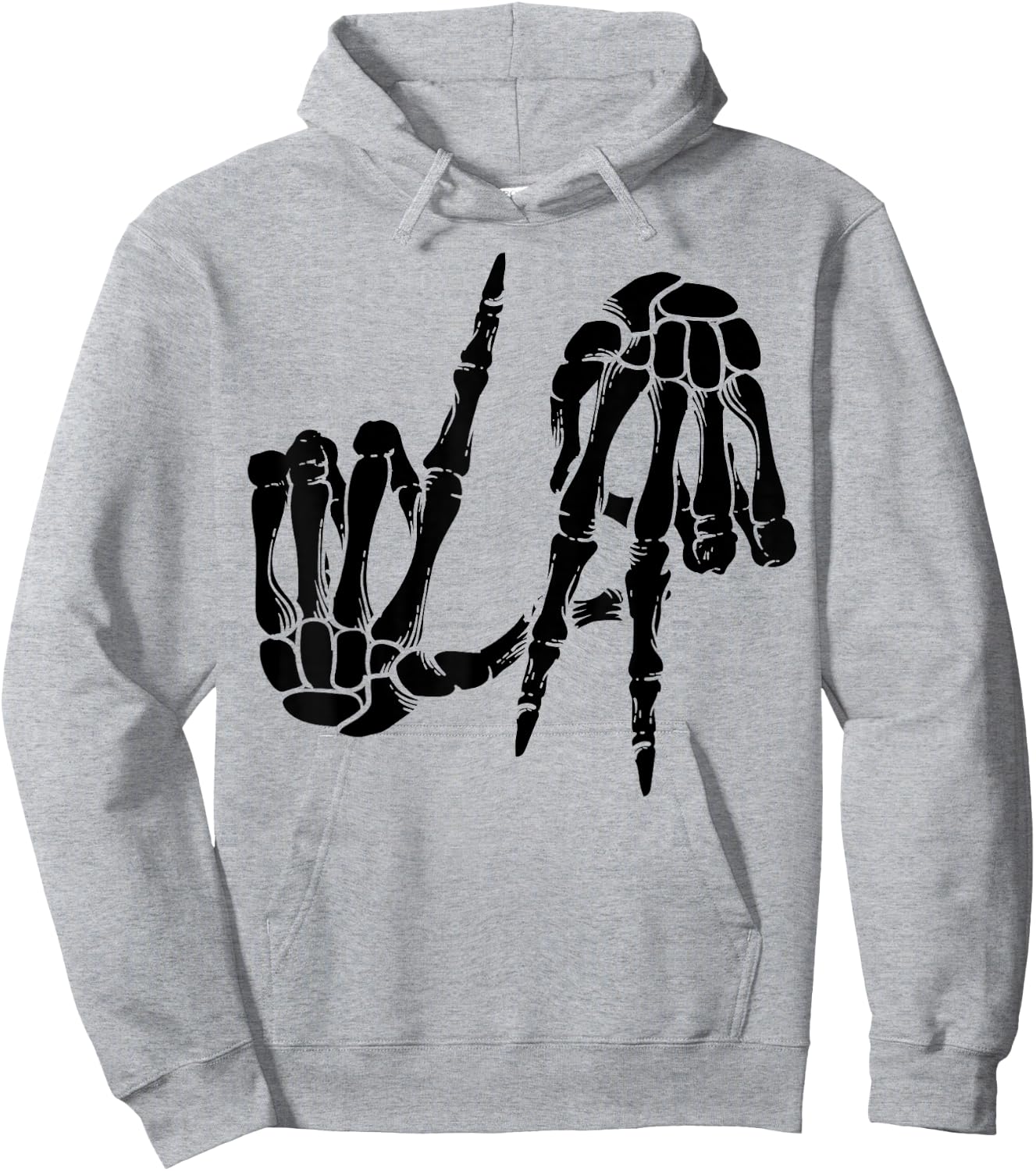Cute Freaky Los Angeles Hand Sign Skeleton Shirt LA Gift Hoodie - Hoodie | Ash