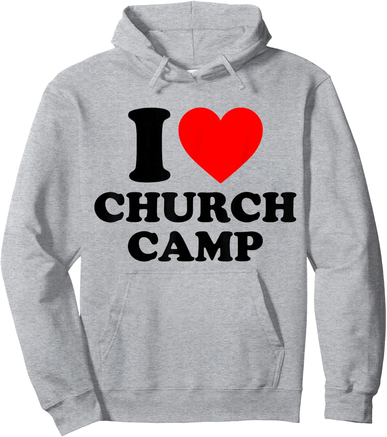 VBS I Love Church Camp Christian Vacation Bible School Jesus Hoodie - Hoodie | Ash