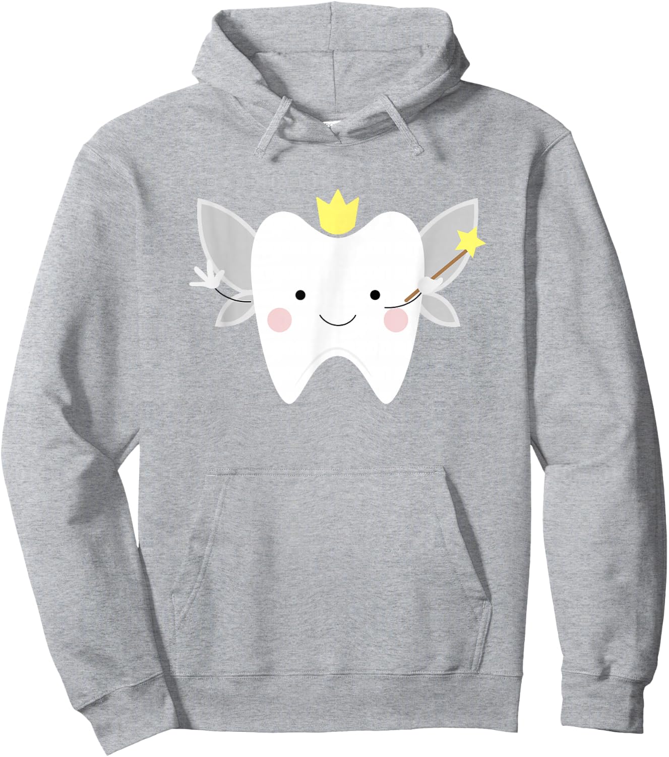 Cute Tooth Fairy Shirt - Dental for Kids and Toddlers Hoodie - Hoodie | Ash