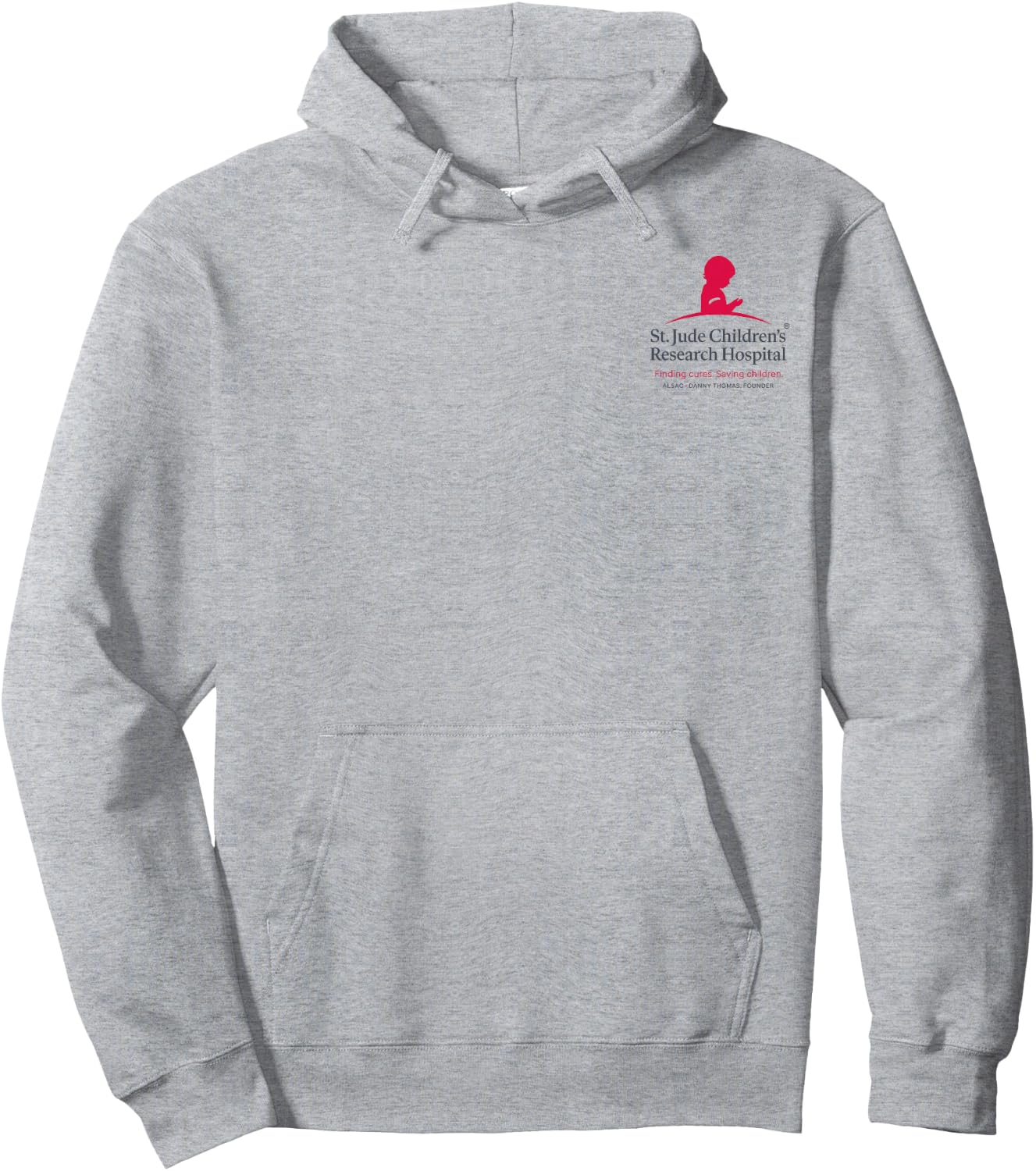 St. Jude I Love St. Jude Global Patient Art Hoodie - Hoodie | Ash
