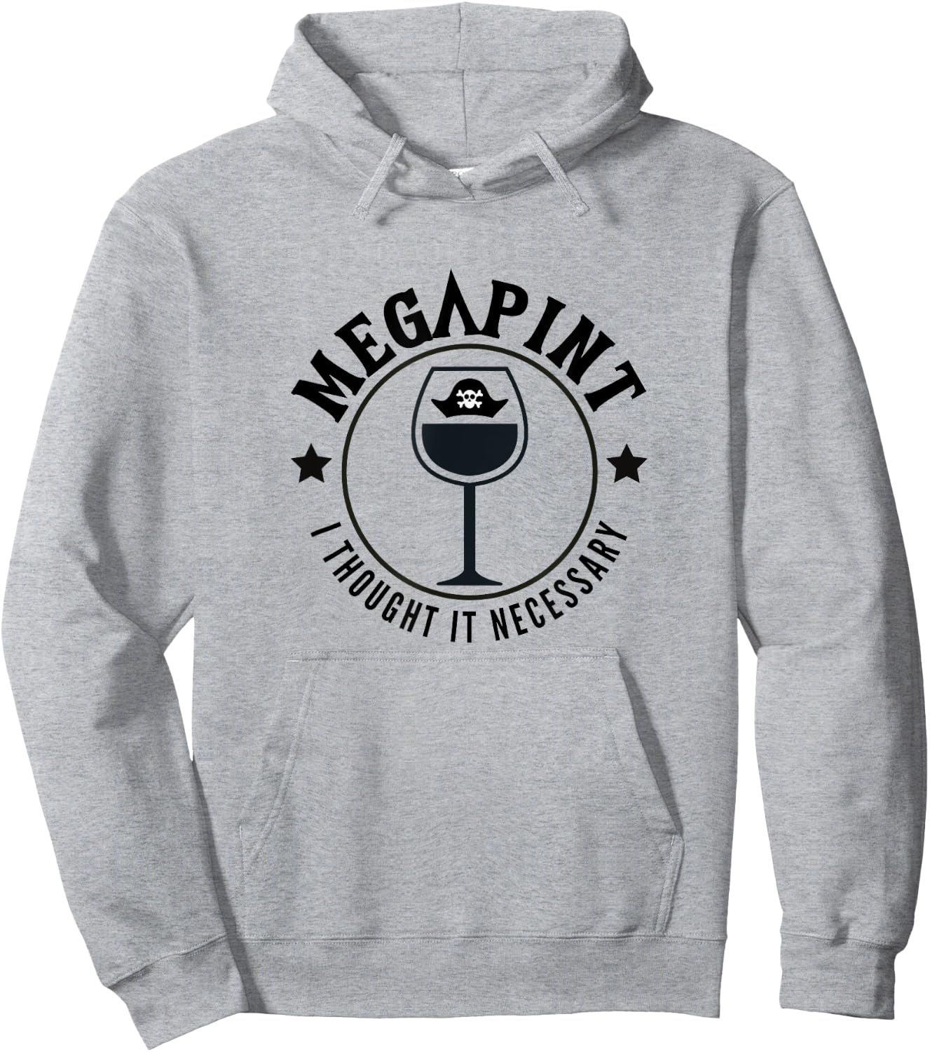 Mega Pint, I Thought it Necessary Hoodie - Hoodie | Ash