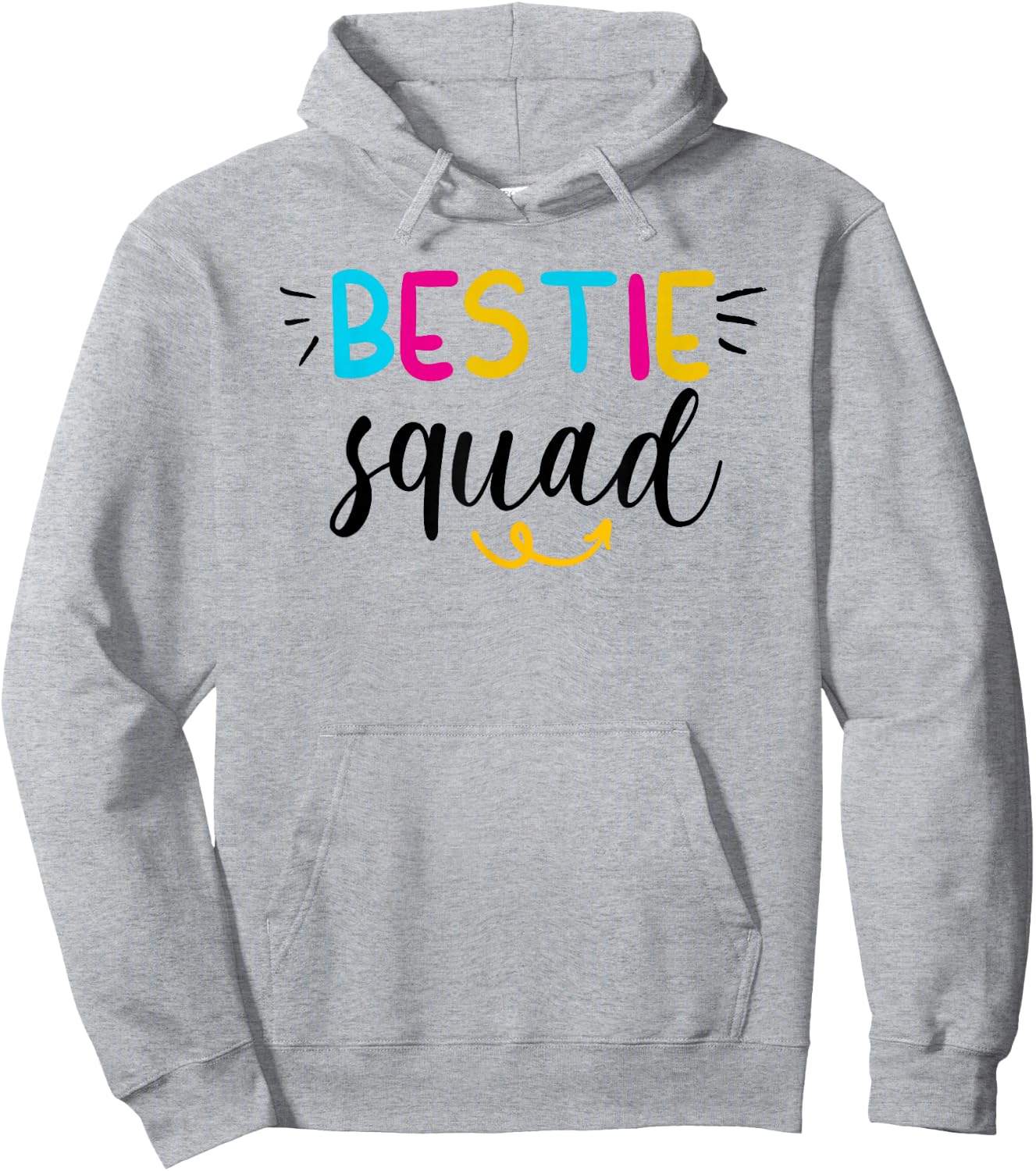 Bestie Squad Best Friends Hoodie - Hoodie | Ash