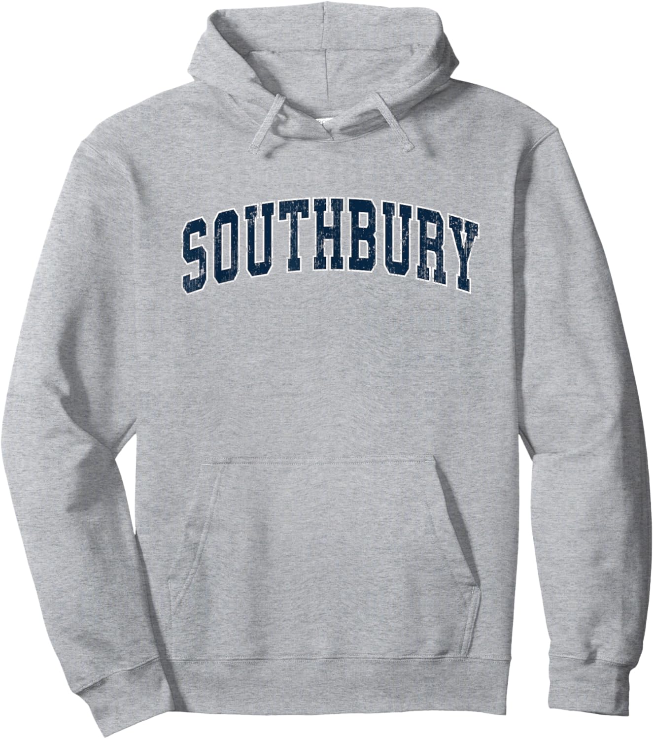 Southbury Connecticut CT Vintage Sports Design Navy Design Hoodie - Hoodie | Ash