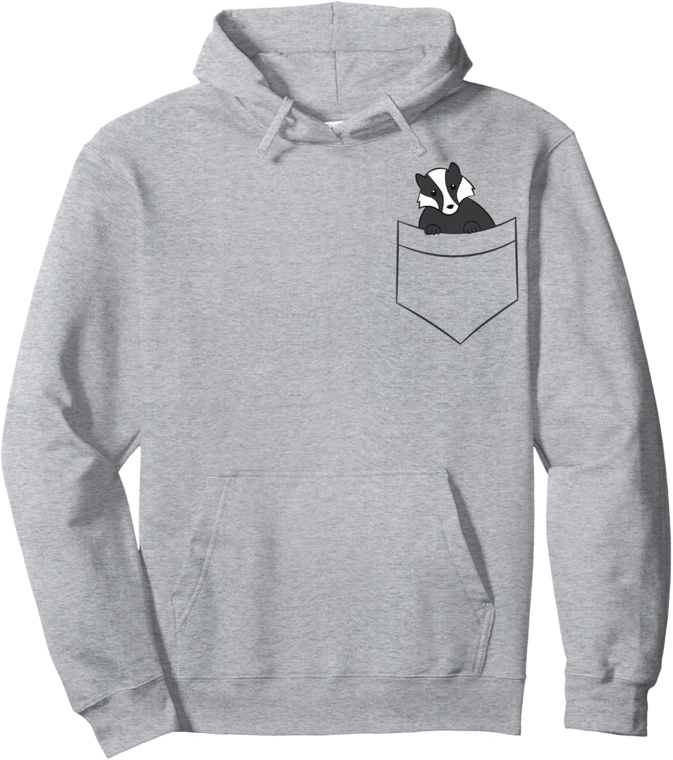 Honey Badger In A Pocket Funny Honey Badger Hoodie - Hoodie | Ash