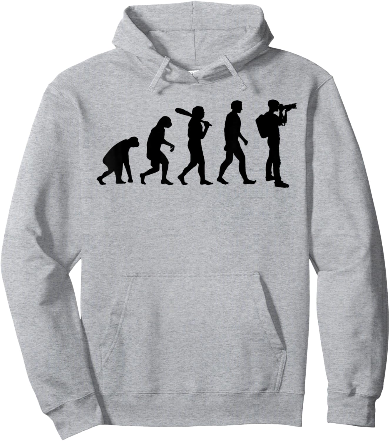 Photographer Evolution Funny Photograph Photo Photographers Hoodie - Hoodie | Ash