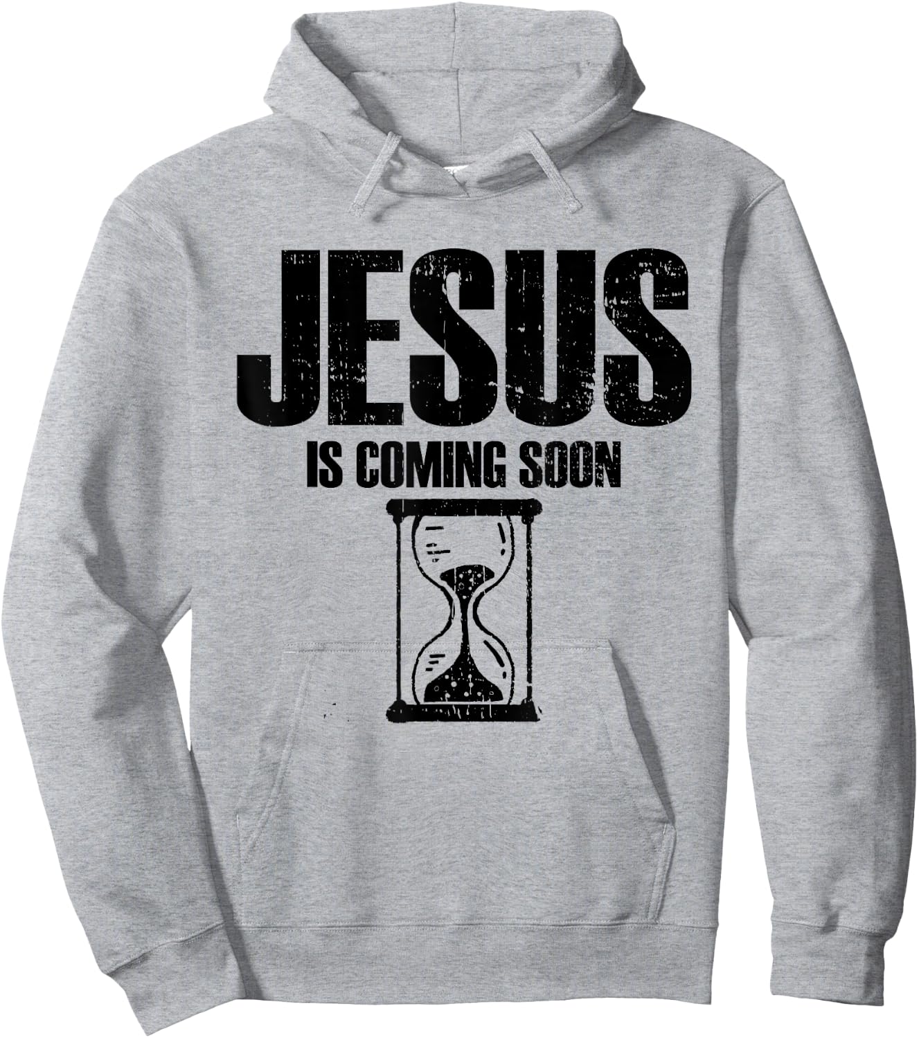 Jesus Is Coming Soon | Countdown Christian Jesus Hoodie - Hoodie | Ash